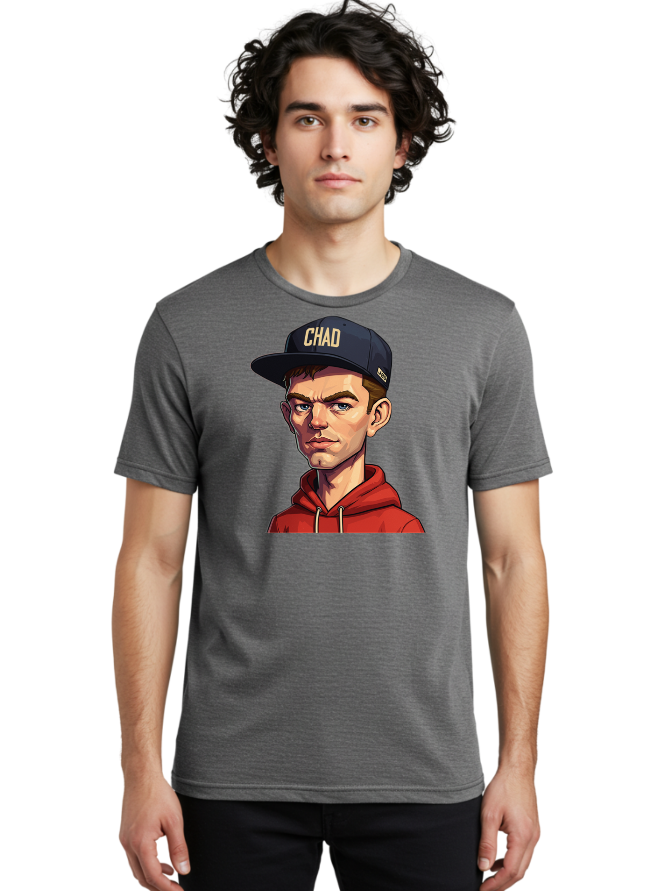 Chad Men'S Graphic Tee, 100% Cotton, Comfortable Casual Summer Wear, Machine Washable, Vintage Camera, Old Camera, Antique Camera, Black Camera, Classic Photography, Photography Equipment, Nostalgic Device, Film Camera, Camera Art Bao213