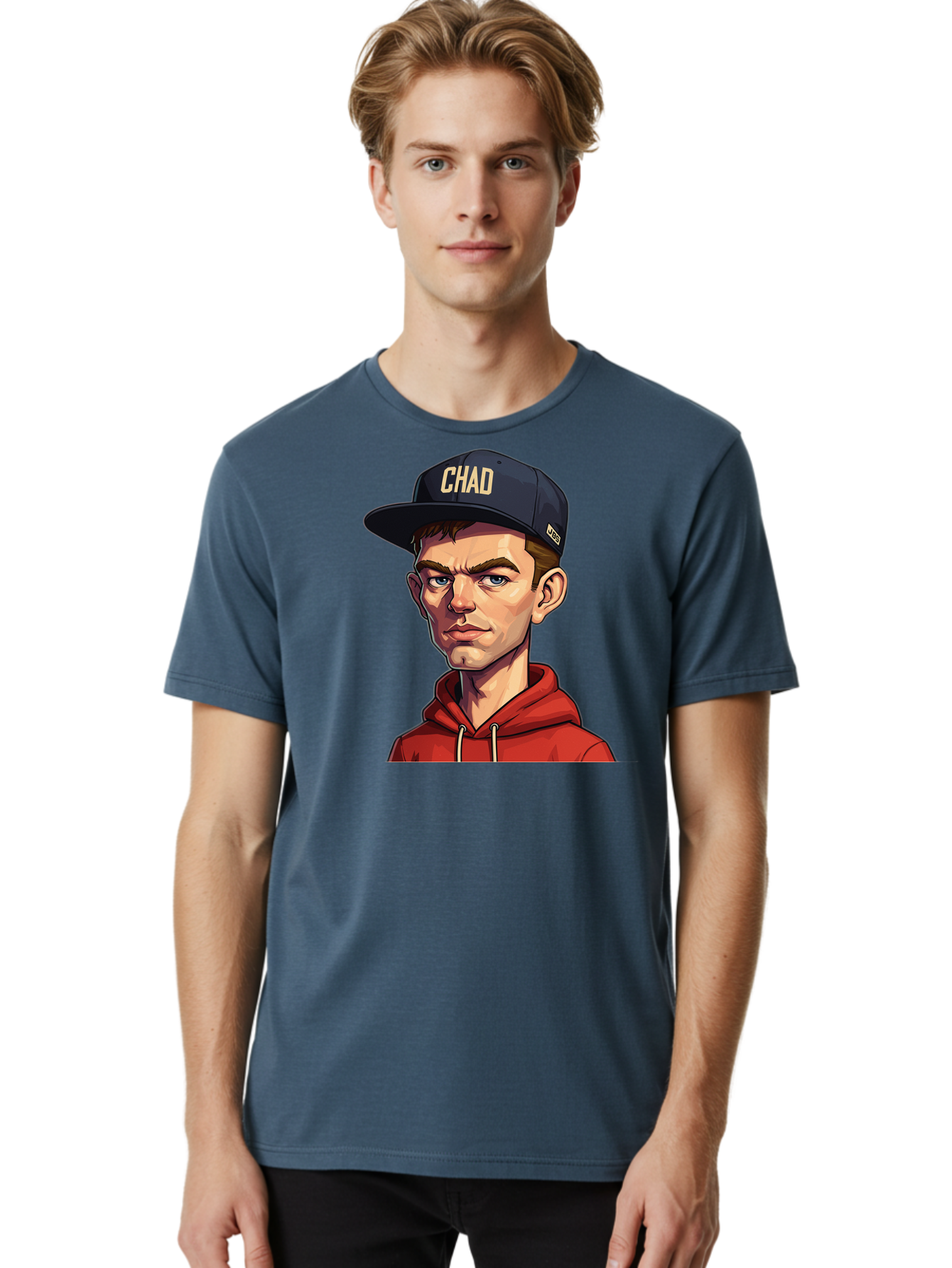 Chad Men'S Graphic Tee, 100% Cotton, Comfortable Casual Summer Wear, Machine Washable, Vintage Camera, Old Camera, Antique Camera, Black Camera, Classic Photography, Photography Equipment, Nostalgic Device, Film Camera, Camera Art Bao213