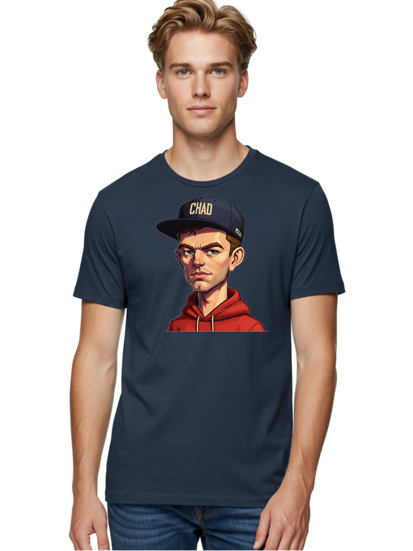 Chad Men'S Graphic Tee, 100% Cotton, Comfortable Casual Summer Wear, Machine Washable, Vintage Camera, Old Camera, Antique Camera, Black Camera, Classic Photography, Photography Equipment, Nostalgic Device, Film Camera, Camera Art Bao213