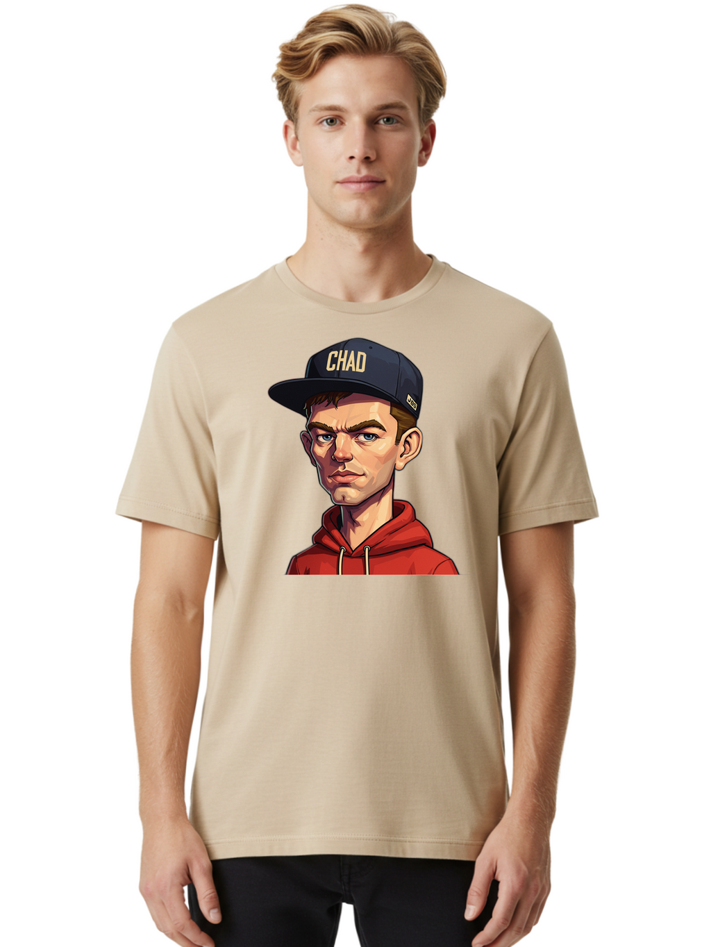 Chad Men'S Graphic Tee, 100% Cotton, Comfortable Casual Summer Wear, Machine Washable, Vintage Camera, Old Camera, Antique Camera, Black Camera, Classic Photography, Photography Equipment, Nostalgic Device, Film Camera, Camera Art Bao213