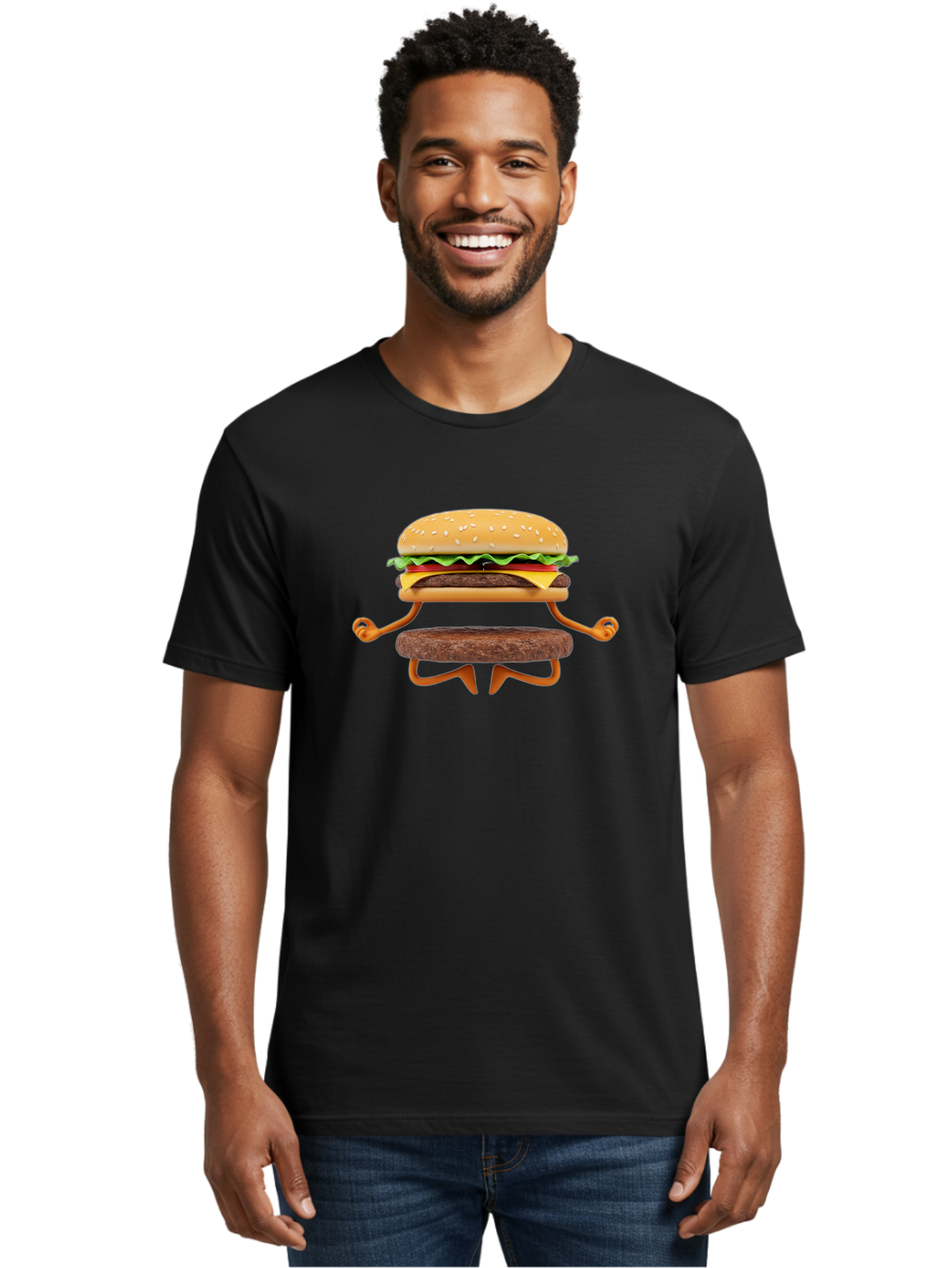 Cheeseburger-Man Men'S Graphic Tee, 100% Cotton, Comfortable Casual Summer Wear, Machine Washable, Vintage Camera, Old Camera, Antique Camera, Black Camera, Classic Photography, Photography Equipment, Nostalgic Device, Film Camera, Camera Art Bao215