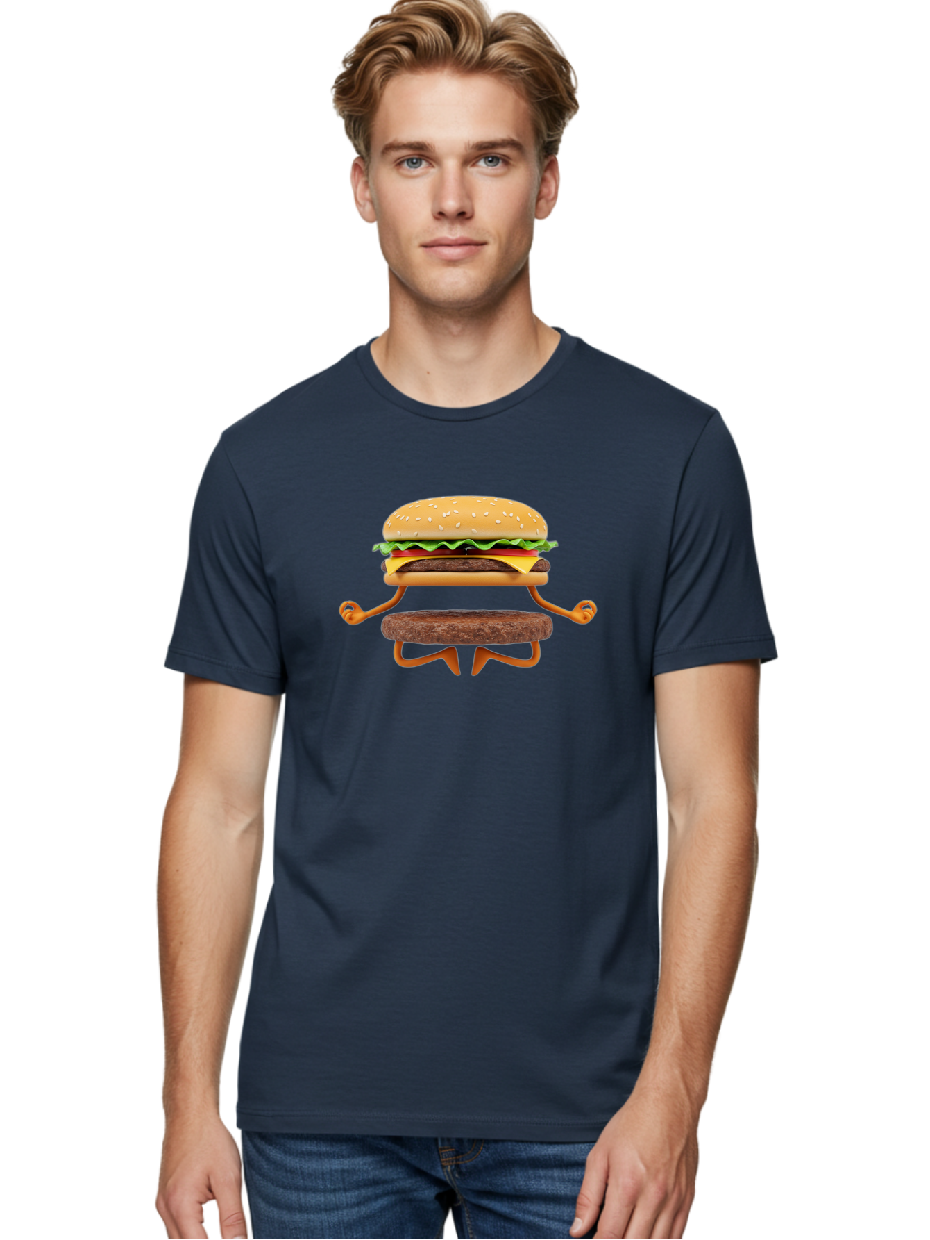 Cheeseburger-Man Men'S Graphic Tee, 100% Cotton, Comfortable Casual Summer Wear, Machine Washable, Vintage Camera, Old Camera, Antique Camera, Black Camera, Classic Photography, Photography Equipment, Nostalgic Device, Film Camera, Camera Art Bao215