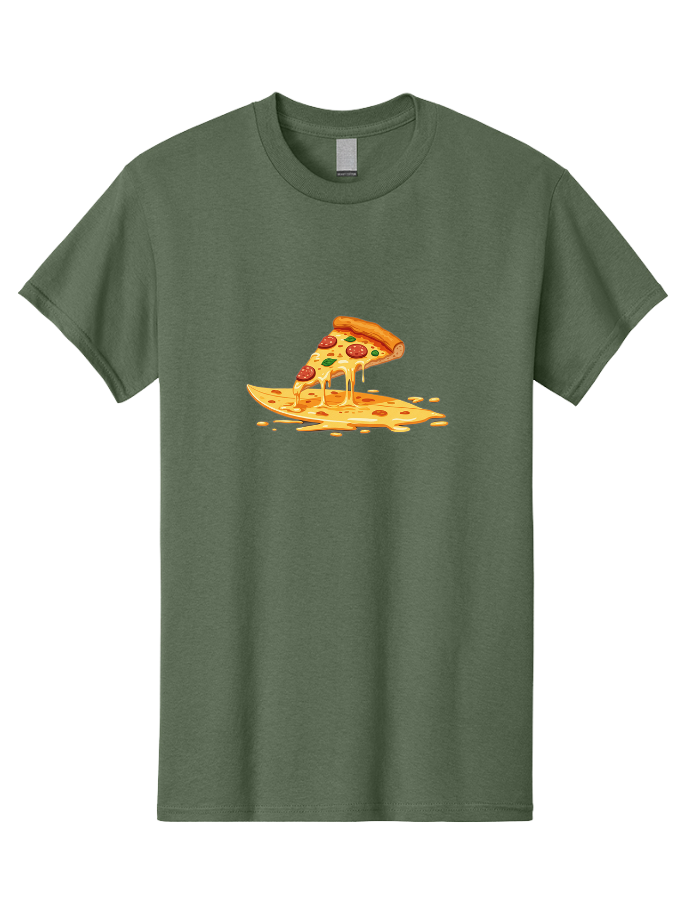 Cheesy-Pepperoni-Pizza-Slice Men'S Graphic Tee, 100% Cotton, Comfortable Casual Summer Wear, Machine Washable, Vintage Camera, Old Camera, Antique Camera, Black Camera, Classic Photography, Photography Equipment, Nostalgic Device, Film Camera, Bao216