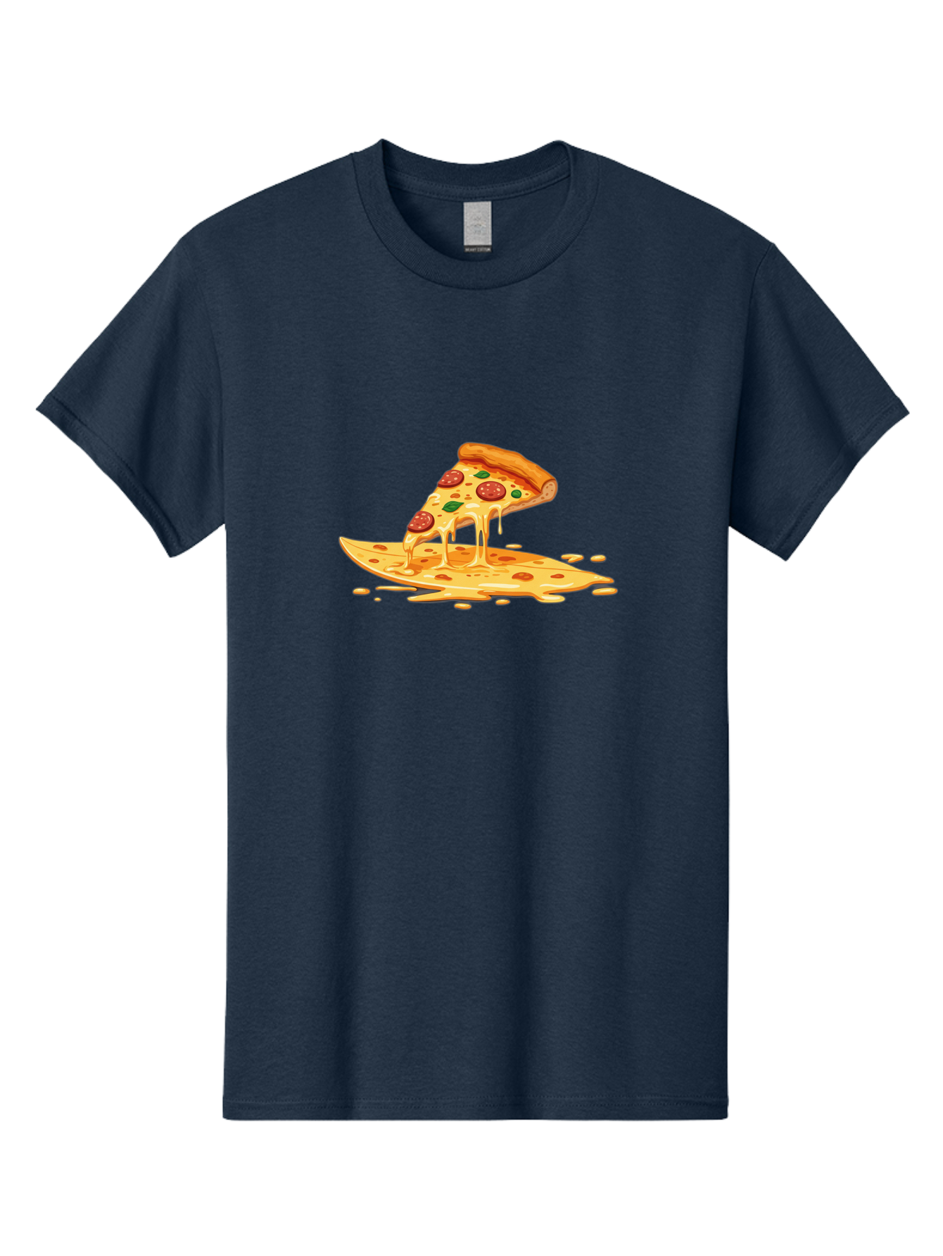Cheesy-Pepperoni-Pizza-Slice Men'S Graphic Tee, 100% Cotton, Comfortable Casual Summer Wear, Machine Washable, Vintage Camera, Old Camera, Antique Camera, Black Camera, Classic Photography, Photography Equipment, Nostalgic Device, Film Camera, Bao216