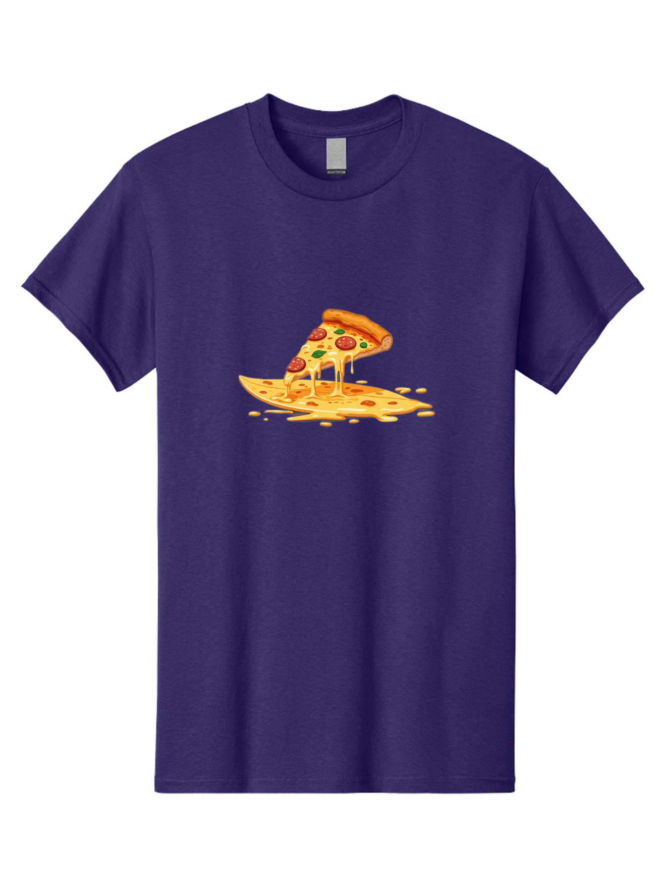 Cheesy-Pepperoni-Pizza-Slice Men'S Graphic Tee, 100% Cotton, Comfortable Casual Summer Wear, Machine Washable, Vintage Camera, Old Camera, Antique Camera, Black Camera, Classic Photography, Photography Equipment, Nostalgic Device, Film Camera, Bao216