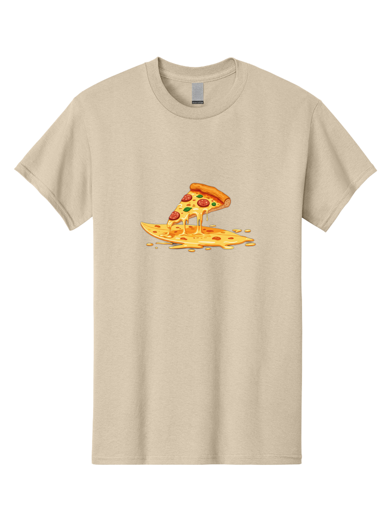 Cheesy-Pepperoni-Pizza-Slice Men'S Graphic Tee, 100% Cotton, Comfortable Casual Summer Wear, Machine Washable, Vintage Camera, Old Camera, Antique Camera, Black Camera, Classic Photography, Photography Equipment, Nostalgic Device, Film Camera, Bao216