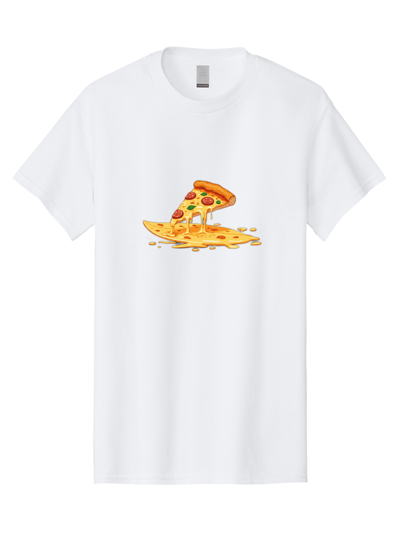 Cheesy-Pepperoni-Pizza-Slice Men'S Graphic Tee, 100% Cotton, Comfortable Casual Summer Wear, Machine Washable, Vintage Camera, Old Camera, Antique Camera, Black Camera, Classic Photography, Photography Equipment, Nostalgic Device, Film Camera, Bao216