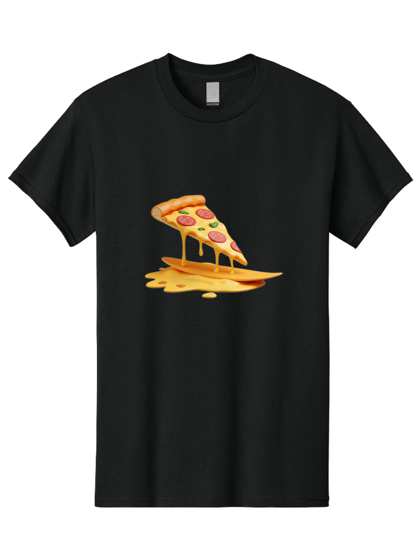 Cheesy-Pizza-Slice Men'S Graphic Tee, 100% Cotton, Comfortable Casual Summer Wear, Machine Washable, Vintage Camera, Old Camera, Antique Camera, Black Camera, Classic Photography, Photography Equipment, Nostalgic Device, Film Camera, Bao217