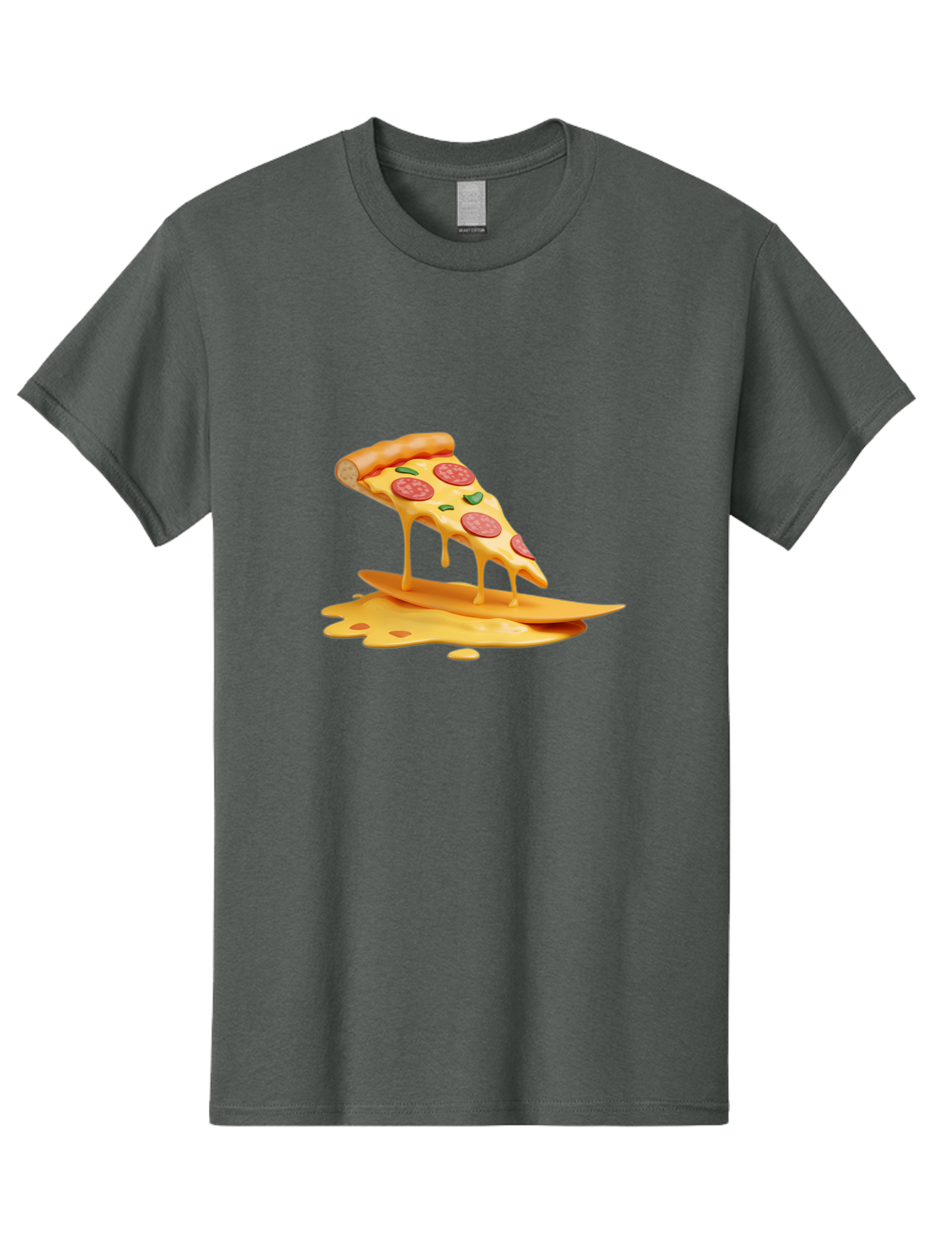 Cheesy-Pizza-Slice Men'S Graphic Tee, 100% Cotton, Comfortable Casual Summer Wear, Machine Washable, Vintage Camera, Old Camera, Antique Camera, Black Camera, Classic Photography, Photography Equipment, Nostalgic Device, Film Camera, Bao217