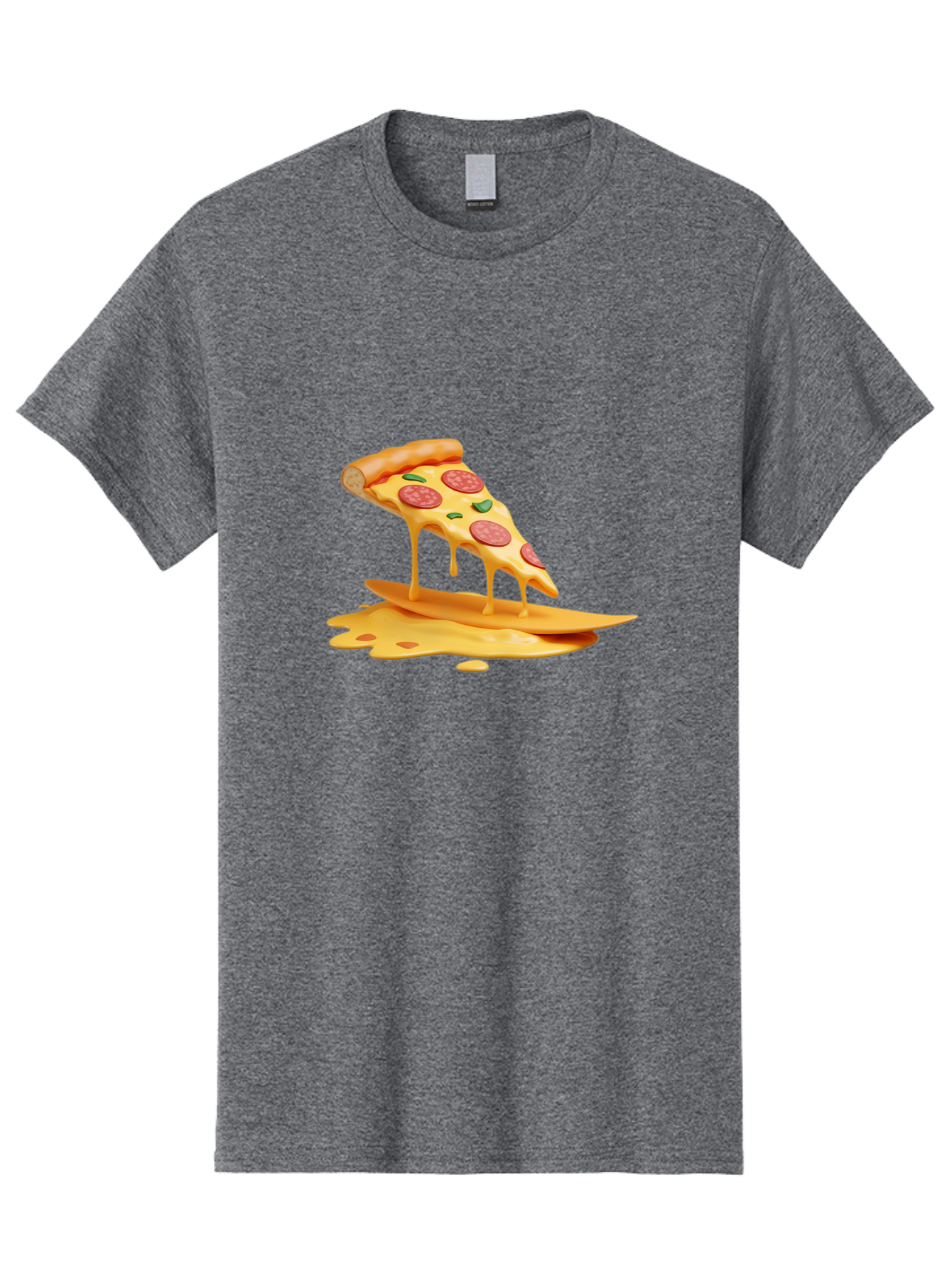 Cheesy-Pizza-Slice Men'S Graphic Tee, 100% Cotton, Comfortable Casual Summer Wear, Machine Washable, Vintage Camera, Old Camera, Antique Camera, Black Camera, Classic Photography, Photography Equipment, Nostalgic Device, Film Camera, Bao217