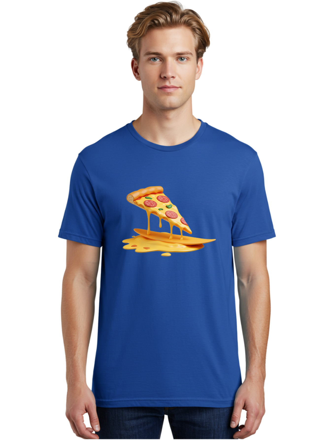 Cheesy-Pizza-Slice Men'S Graphic Tee, 100% Cotton, Comfortable Casual Summer Wear, Machine Washable, Vintage Camera, Old Camera, Antique Camera, Black Camera, Classic Photography, Photography Equipment, Nostalgic Device, Film Camera, Bao217