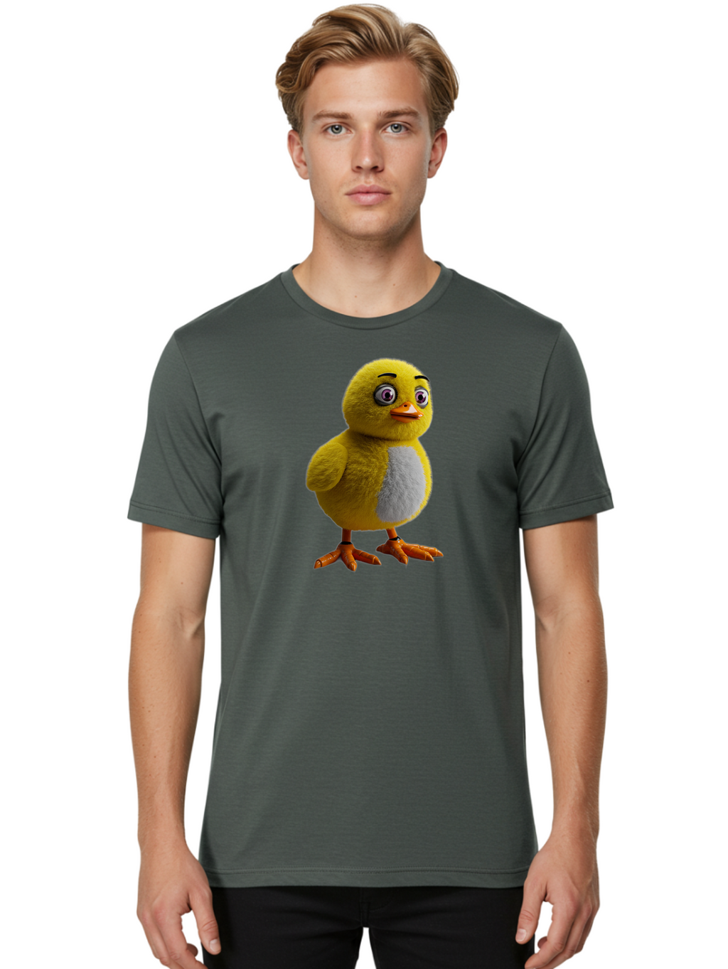 Chick-Character Men'S Graphic Tee, 100% Cotton, Comfortable Casual Summer Wear, Machine Washable, Vintage Camera, Old Camera, Antique Camera, Black Camera, Classic Photography, Photography Equipment, Nostalgic Device, Film Camera, Camera Art Bao218