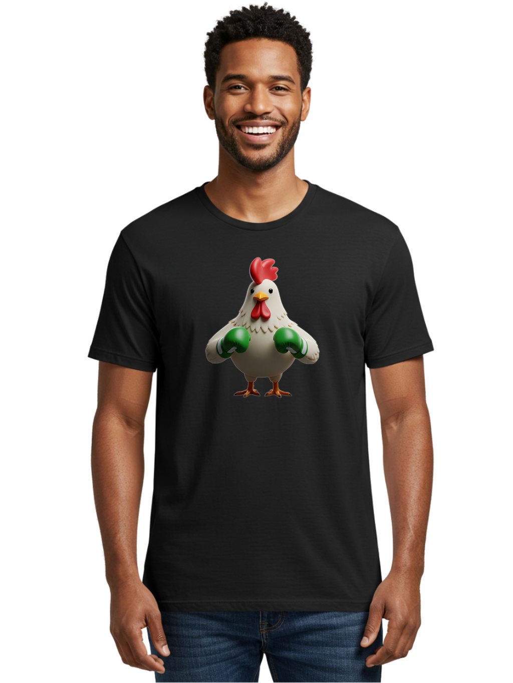 Chicken-With-Boxing-Gloves Men'S Graphic Tee, 100% Cotton, Comfortable Casual Summer Wear, Machine Washable, Vintage Camera, Old Camera, Antique Camera, Black Camera, Classic Photography, Photography Equipment, Nostalgic Device, Film Camera, Bao223