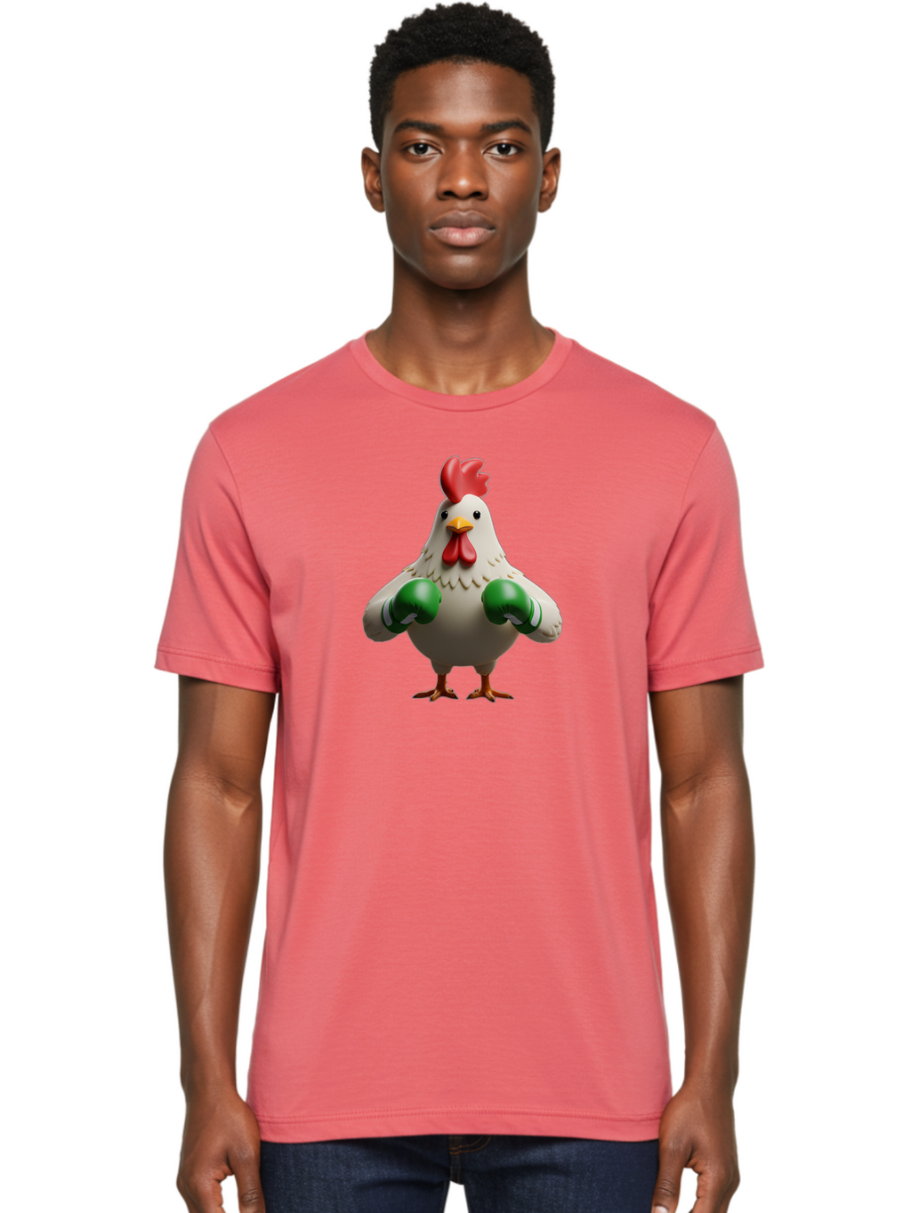 Chicken-With-Boxing-Gloves Men'S Graphic Tee, 100% Cotton, Comfortable Casual Summer Wear, Machine Washable, Vintage Camera, Old Camera, Antique Camera, Black Camera, Classic Photography, Photography Equipment, Nostalgic Device, Film Camera, Bao223