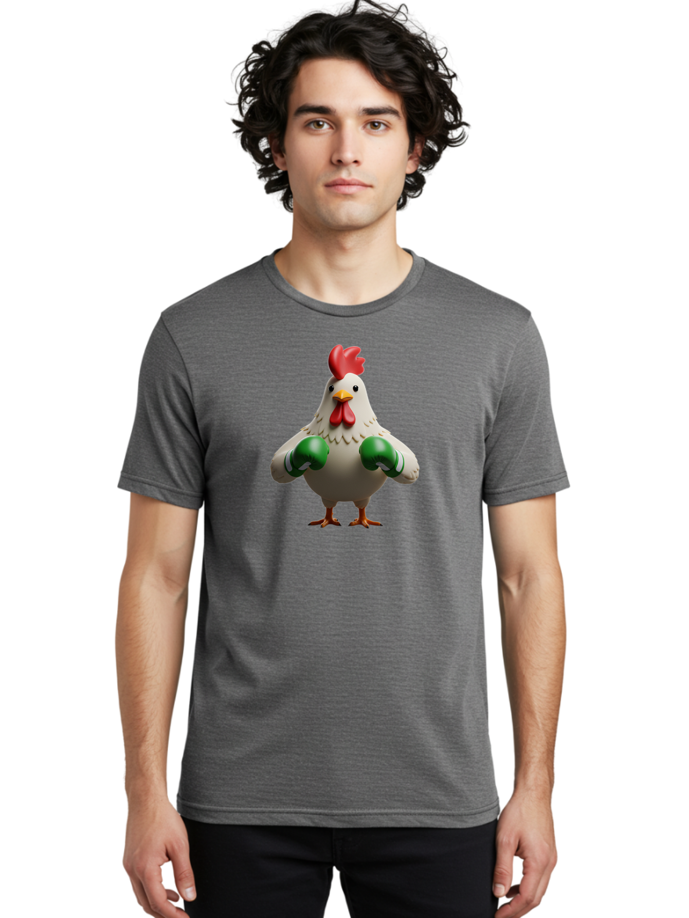 Chicken-With-Boxing-Gloves Men'S Graphic Tee, 100% Cotton, Comfortable Casual Summer Wear, Machine Washable, Vintage Camera, Old Camera, Antique Camera, Black Camera, Classic Photography, Photography Equipment, Nostalgic Device, Film Camera, Bao223