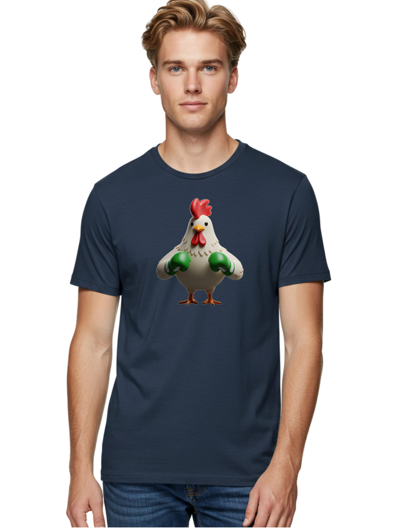 Chicken-With-Boxing-Gloves Men'S Graphic Tee, 100% Cotton, Comfortable Casual Summer Wear, Machine Washable, Vintage Camera, Old Camera, Antique Camera, Black Camera, Classic Photography, Photography Equipment, Nostalgic Device, Film Camera, Bao223