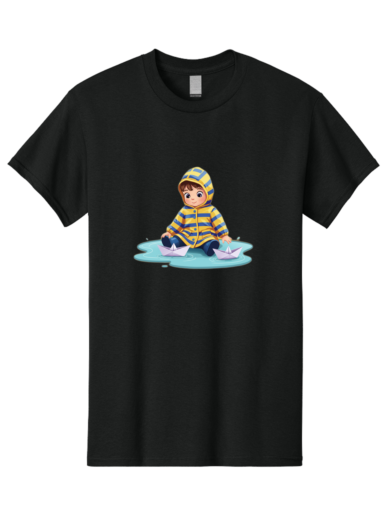Child-With-Paper-Boats Men'S Graphic Tee, 100% Cotton, Comfortable Casual Summer Wear, Machine Washable, Vintage Camera, Old Camera, Antique Camera, Black Camera, Classic Photography, Photography Equipment, Nostalgic Device, Film Camera, Bao225