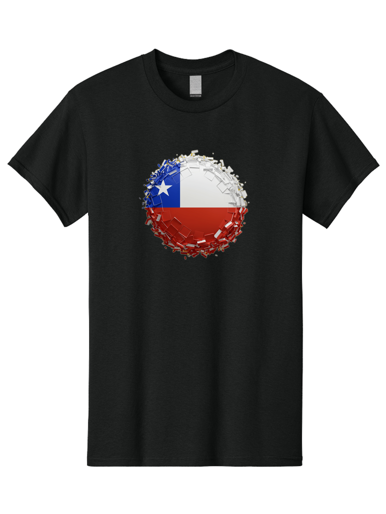 Chile-Flag Men'S Graphic Tee, 100% Cotton, Comfortable Casual Summer Wear, Machine Washable, Vintage Camera, Old Camera, Antique Camera, Black Camera, Classic Photography, Photography Equipment, Nostalgic Device, Film Camera, Camera Art Bao226
