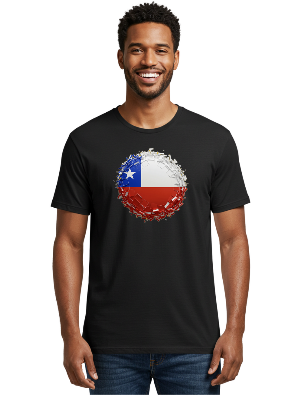 Chile-Flag Men'S Graphic Tee, 100% Cotton, Comfortable Casual Summer Wear, Machine Washable, Vintage Camera, Old Camera, Antique Camera, Black Camera, Classic Photography, Photography Equipment, Nostalgic Device, Film Camera, Camera Art Bao226