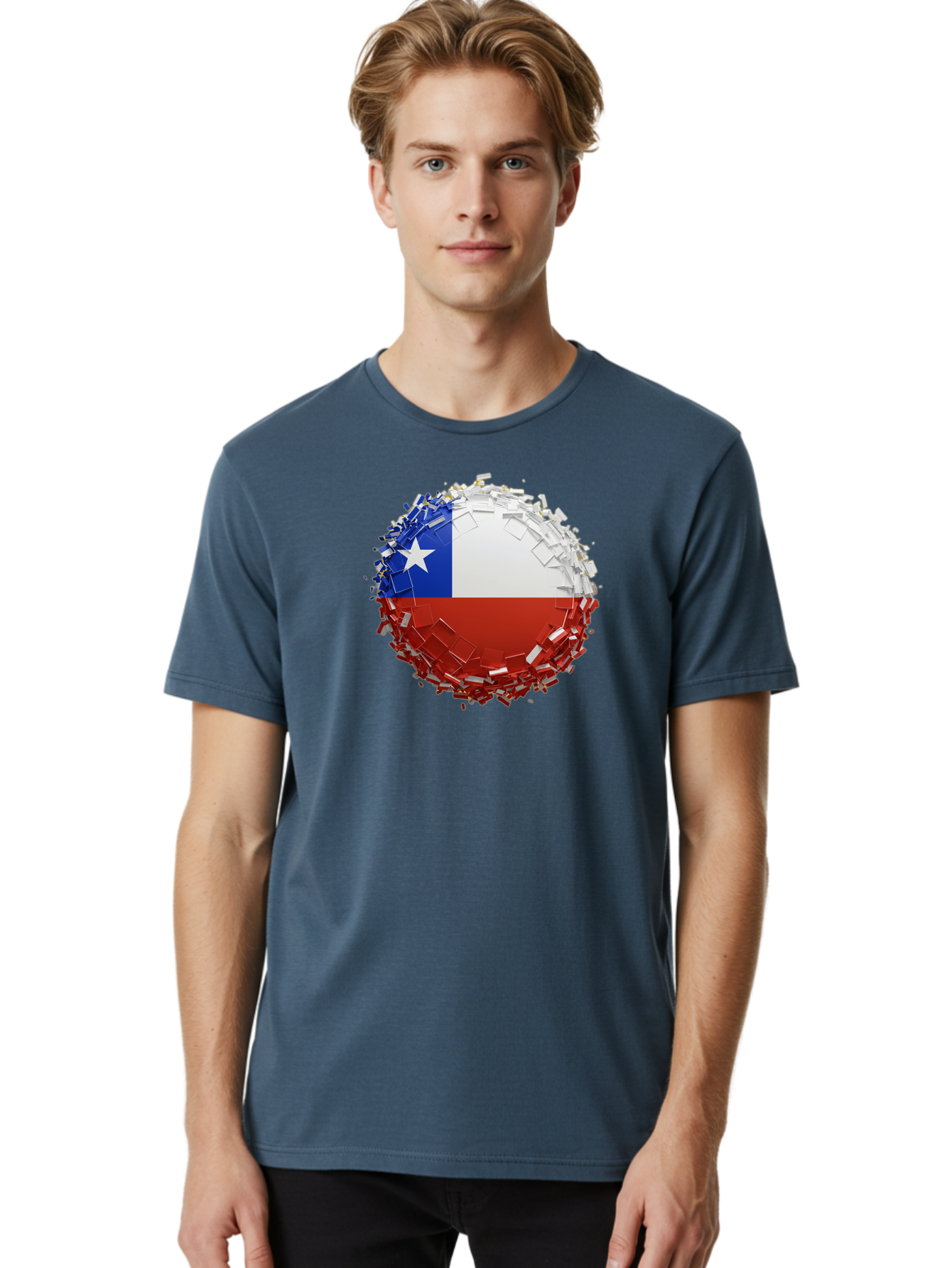 Chile-Flag Men'S Graphic Tee, 100% Cotton, Comfortable Casual Summer Wear, Machine Washable, Vintage Camera, Old Camera, Antique Camera, Black Camera, Classic Photography, Photography Equipment, Nostalgic Device, Film Camera, Camera Art Bao226