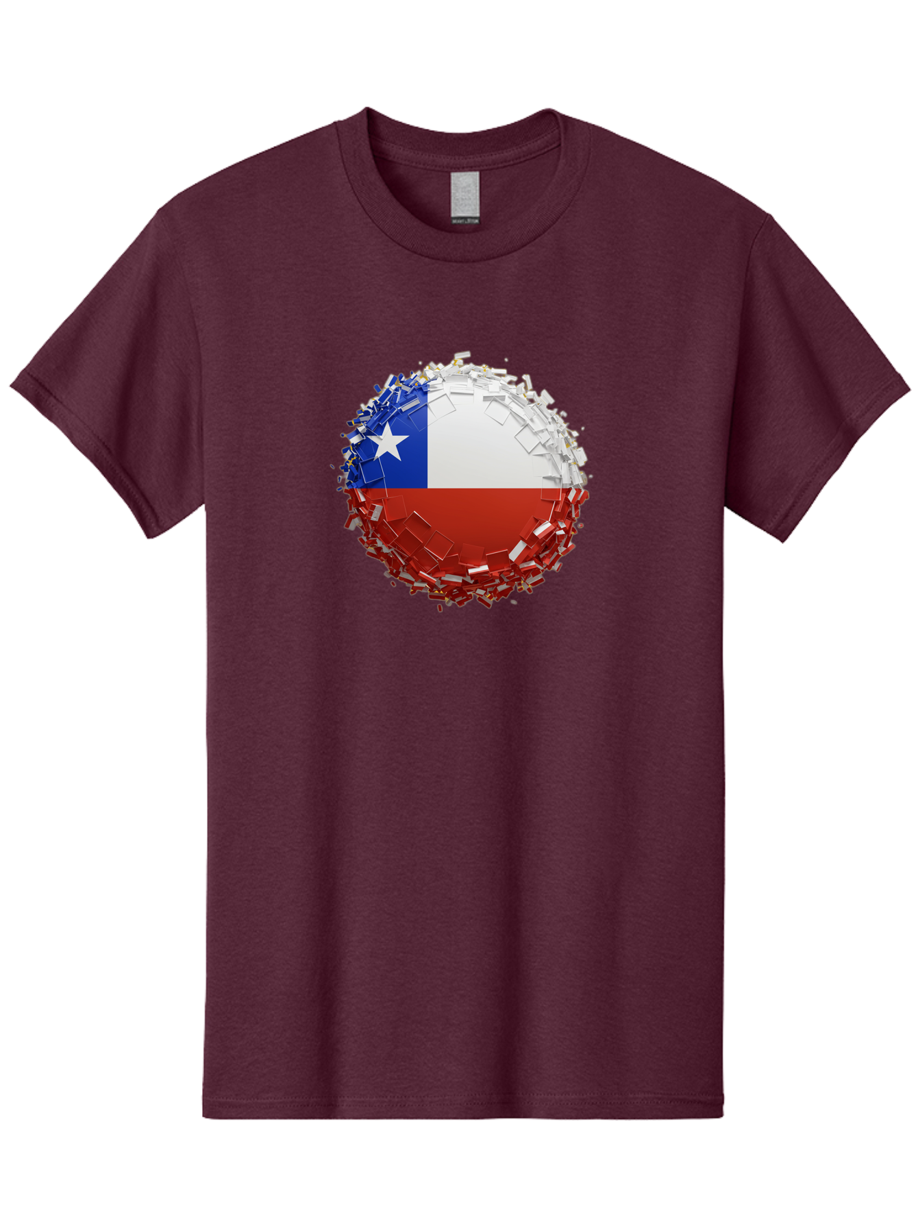 Chile-Flag Men'S Graphic Tee, 100% Cotton, Comfortable Casual Summer Wear, Machine Washable, Vintage Camera, Old Camera, Antique Camera, Black Camera, Classic Photography, Photography Equipment, Nostalgic Device, Film Camera, Camera Art Bao226