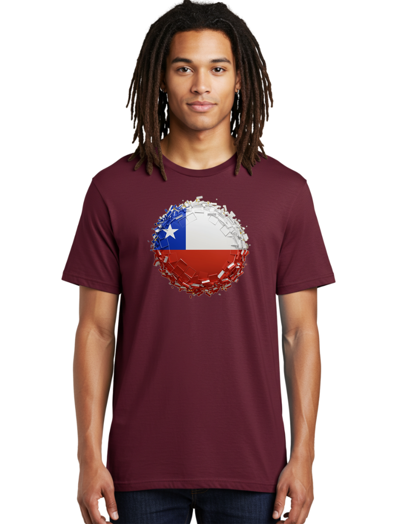 Chile-Flag Men'S Graphic Tee, 100% Cotton, Comfortable Casual Summer Wear, Machine Washable, Vintage Camera, Old Camera, Antique Camera, Black Camera, Classic Photography, Photography Equipment, Nostalgic Device, Film Camera, Camera Art Bao226