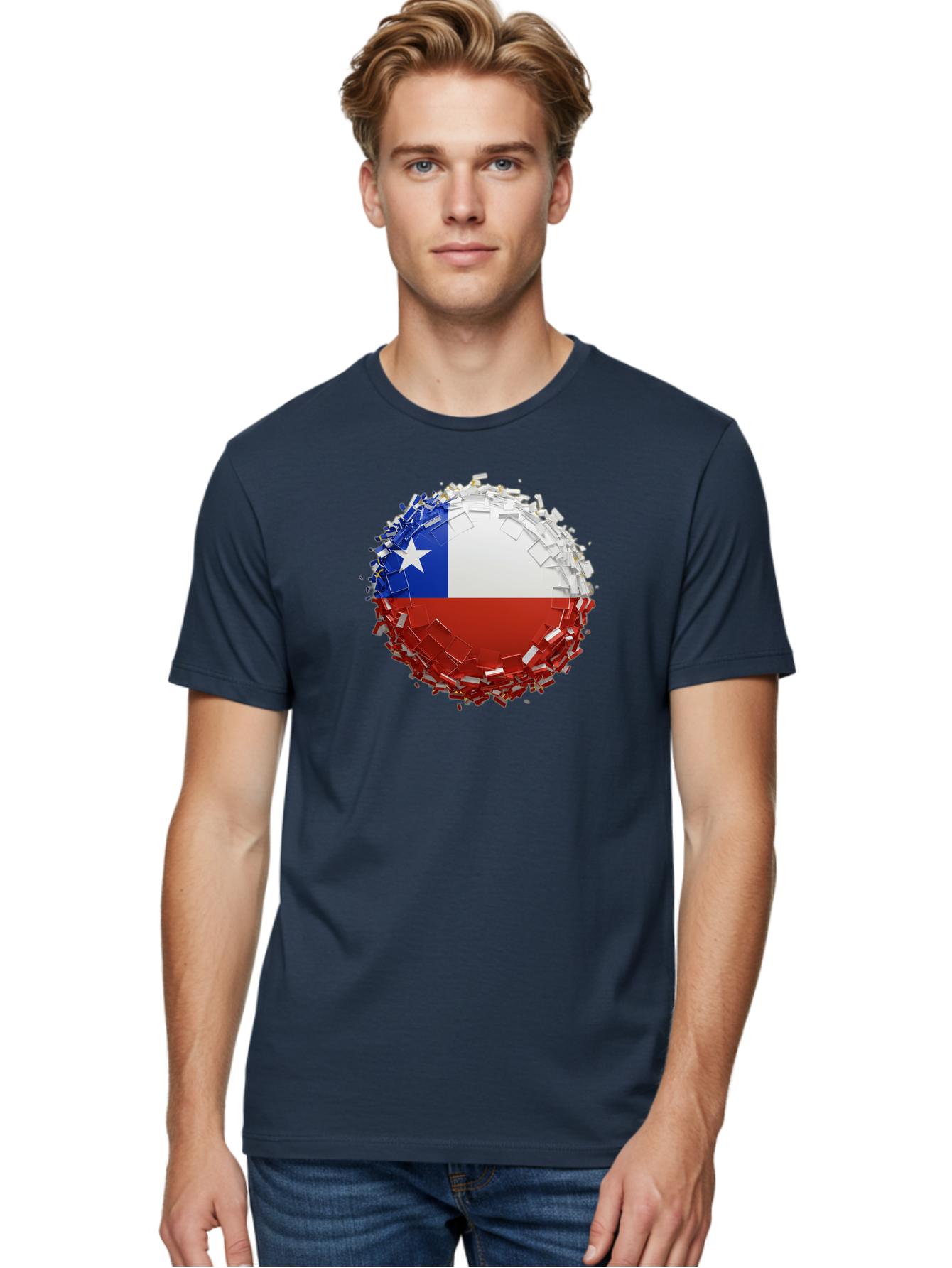 Chile-Flag Men'S Graphic Tee, 100% Cotton, Comfortable Casual Summer Wear, Machine Washable, Vintage Camera, Old Camera, Antique Camera, Black Camera, Classic Photography, Photography Equipment, Nostalgic Device, Film Camera, Camera Art Bao226