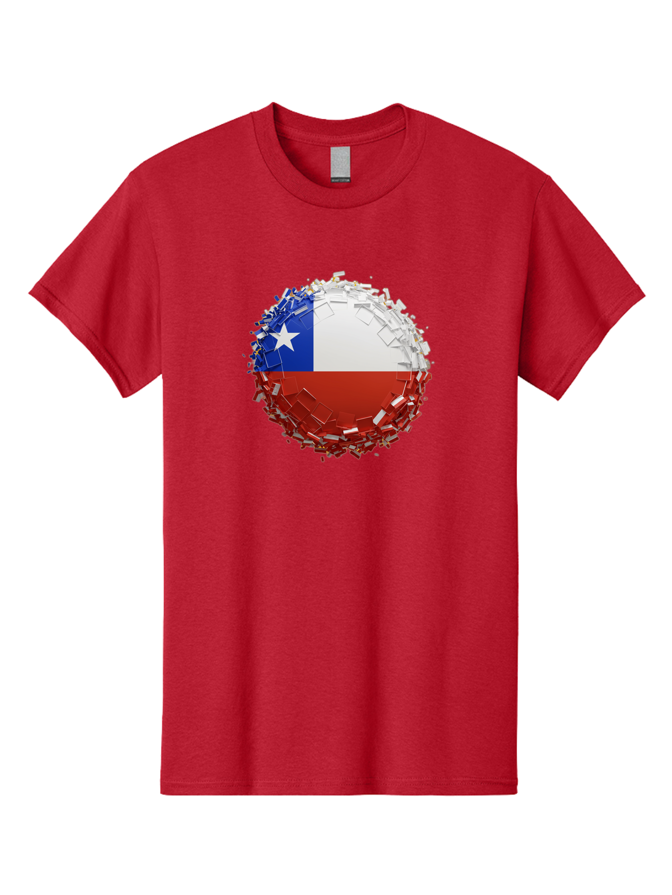 Chile-Flag Men'S Graphic Tee, 100% Cotton, Comfortable Casual Summer Wear, Machine Washable, Vintage Camera, Old Camera, Antique Camera, Black Camera, Classic Photography, Photography Equipment, Nostalgic Device, Film Camera, Camera Art Bao226