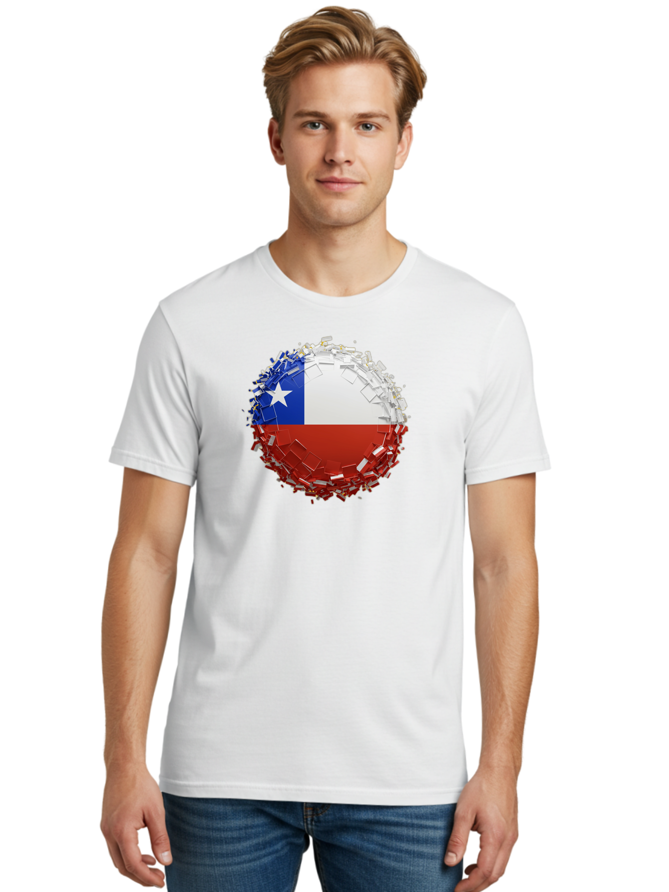 Chile-Flag Men'S Graphic Tee, 100% Cotton, Comfortable Casual Summer Wear, Machine Washable, Vintage Camera, Old Camera, Antique Camera, Black Camera, Classic Photography, Photography Equipment, Nostalgic Device, Film Camera, Camera Art Bao226