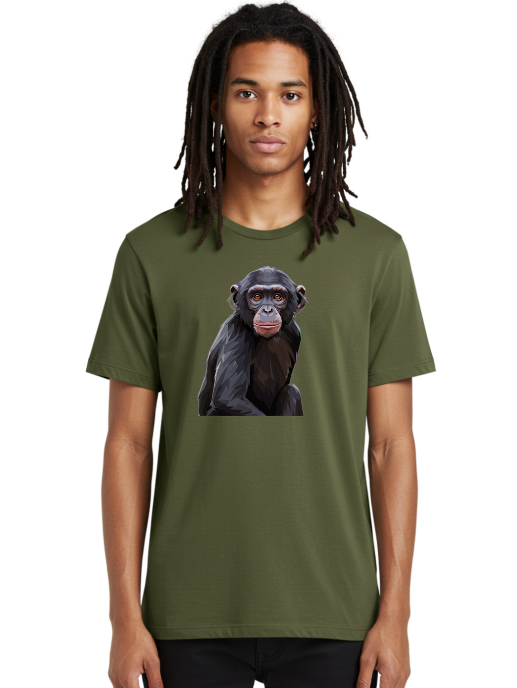 Chimpanzee Men'S Graphic Tee, 100% Cotton, Comfortable Casual Summer Wear, Machine Washable, Vintage Camera, Old Camera, Antique Camera, Black Camera, Classic Photography, Photography Equipment, Nostalgic Device, Film Camera, Camera Art Bao227