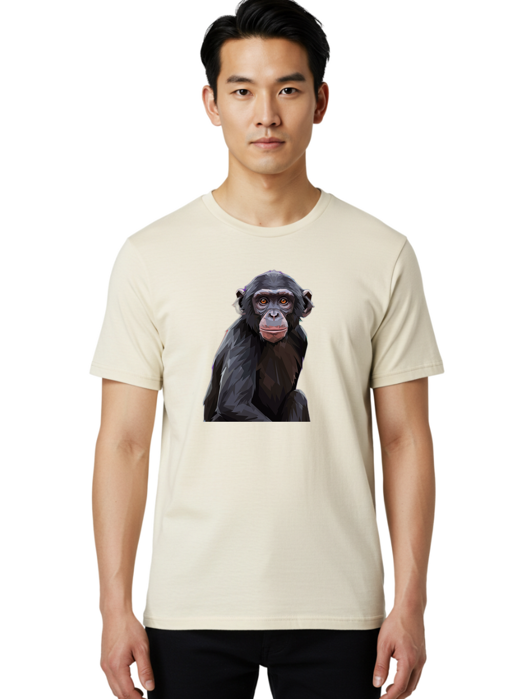 Chimpanzee Men'S Graphic Tee, 100% Cotton, Comfortable Casual Summer Wear, Machine Washable, Vintage Camera, Old Camera, Antique Camera, Black Camera, Classic Photography, Photography Equipment, Nostalgic Device, Film Camera, Camera Art Bao227