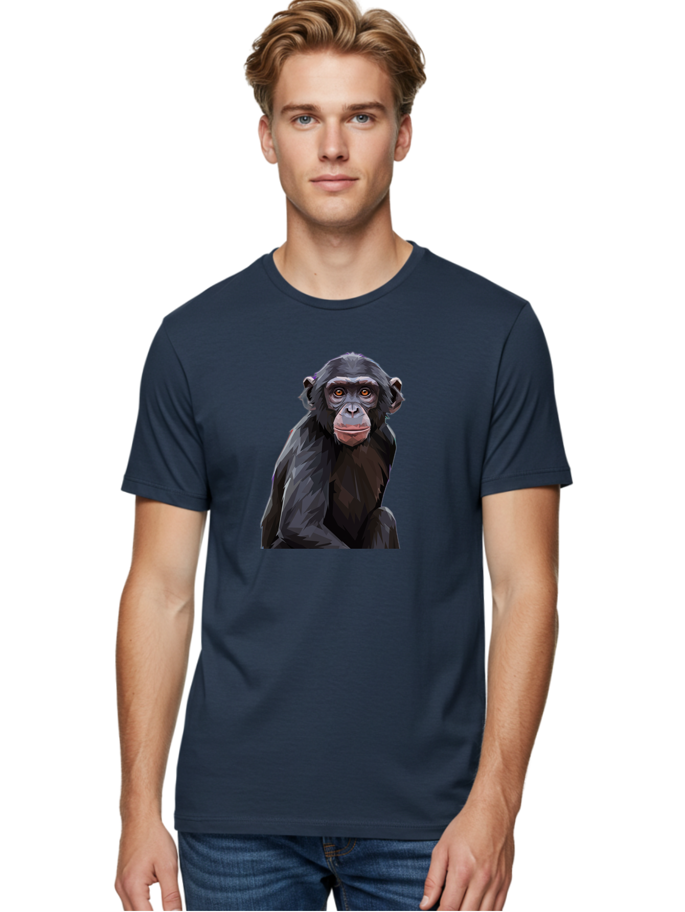 Chimpanzee Men'S Graphic Tee, 100% Cotton, Comfortable Casual Summer Wear, Machine Washable, Vintage Camera, Old Camera, Antique Camera, Black Camera, Classic Photography, Photography Equipment, Nostalgic Device, Film Camera, Camera Art Bao227