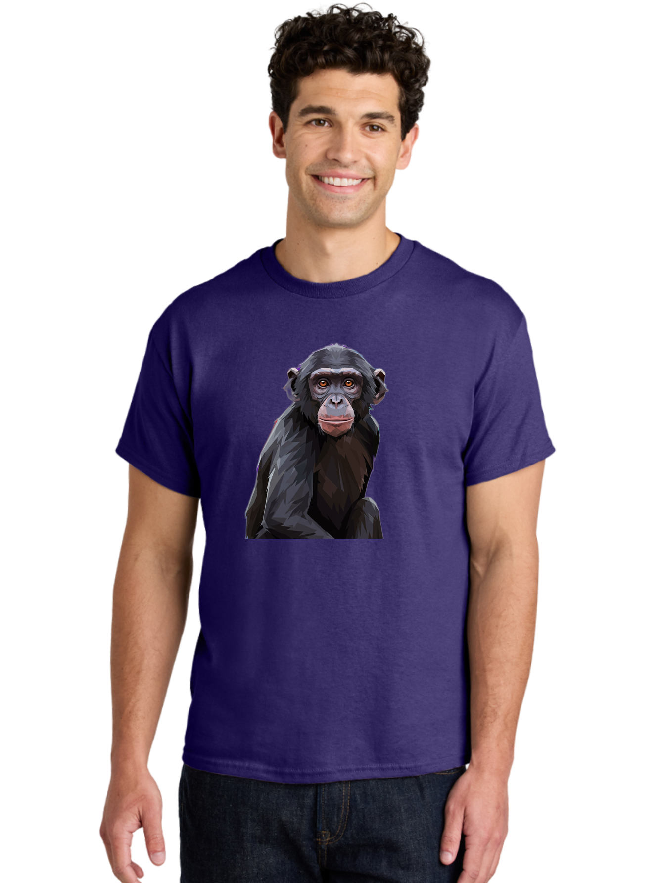 Chimpanzee Men'S Graphic Tee, 100% Cotton, Comfortable Casual Summer Wear, Machine Washable, Vintage Camera, Old Camera, Antique Camera, Black Camera, Classic Photography, Photography Equipment, Nostalgic Device, Film Camera, Camera Art Bao227