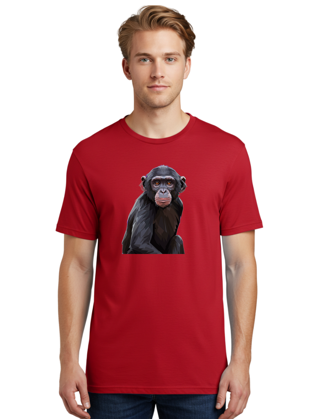 Chimpanzee Men'S Graphic Tee, 100% Cotton, Comfortable Casual Summer Wear, Machine Washable, Vintage Camera, Old Camera, Antique Camera, Black Camera, Classic Photography, Photography Equipment, Nostalgic Device, Film Camera, Camera Art Bao227