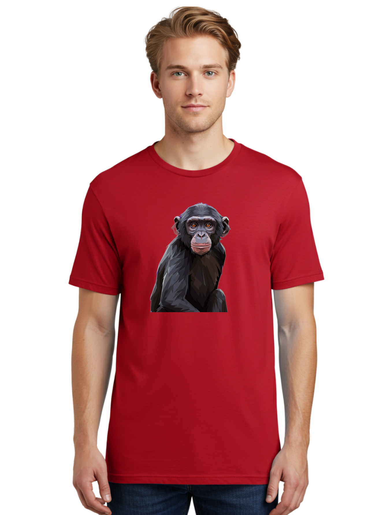 Chimpanzee Men'S Graphic Tee, 100% Cotton, Comfortable Casual Summer Wear, Machine Washable, Vintage Camera, Old Camera, Antique Camera, Black Camera, Classic Photography, Photography Equipment, Nostalgic Device, Film Camera, Camera Art Bao227