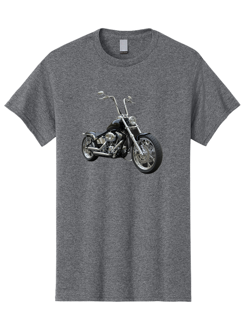 Chopper-Motorcycle-1 Men'S Graphic Tee, 100% Cotton, Comfortable Casual Summer Wear, Machine Washable, Vintage Camera, Old Camera, Antique Camera, Black Camera, Classic Photography, Photography Equipment, Nostalgic Device, Film Camera, Bao229
