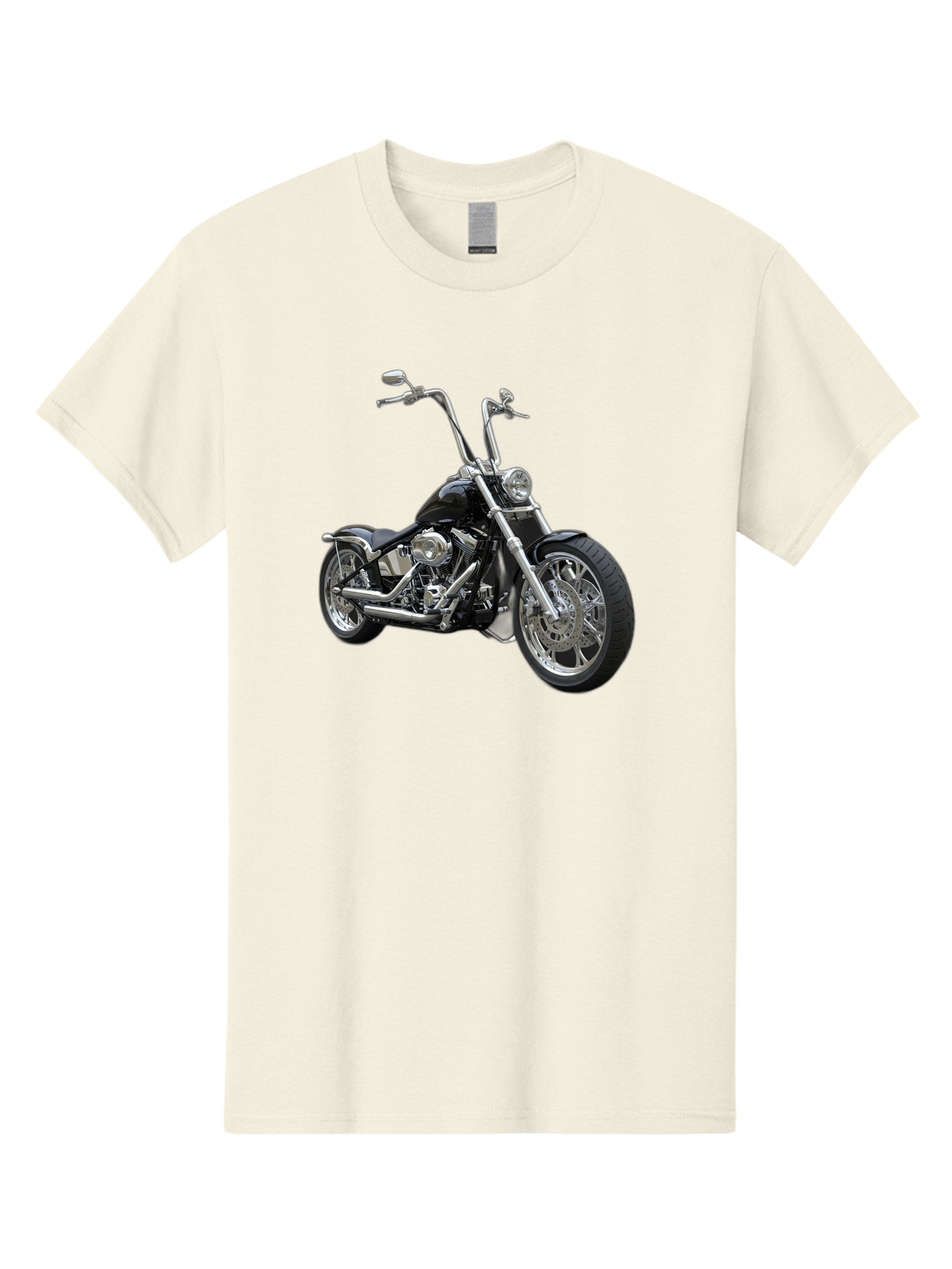 Chopper-Motorcycle-1 Men'S Graphic Tee, 100% Cotton, Comfortable Casual Summer Wear, Machine Washable, Vintage Camera, Old Camera, Antique Camera, Black Camera, Classic Photography, Photography Equipment, Nostalgic Device, Film Camera, Bao229