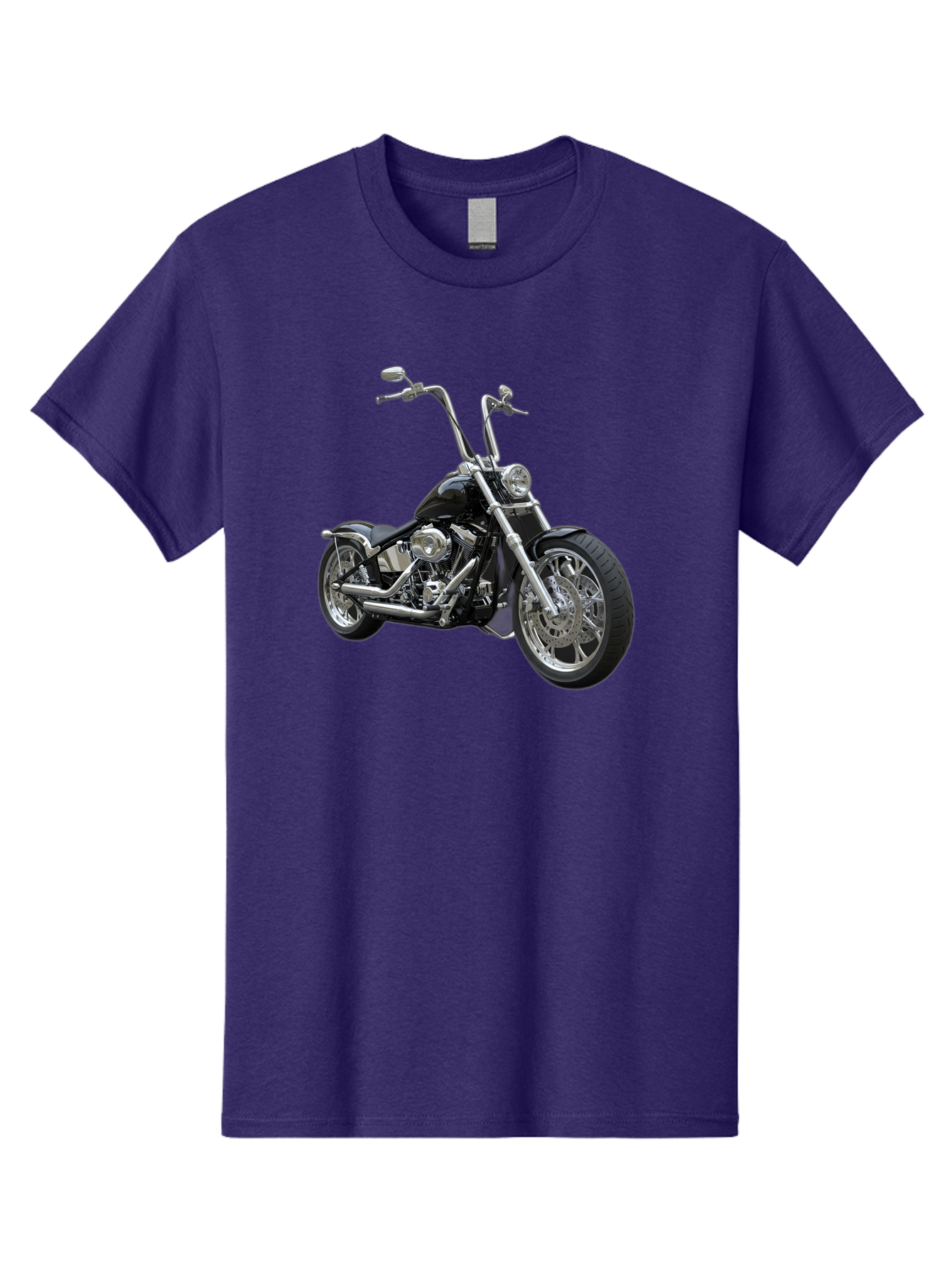 Chopper-Motorcycle-1 Men'S Graphic Tee, 100% Cotton, Comfortable Casual Summer Wear, Machine Washable, Vintage Camera, Old Camera, Antique Camera, Black Camera, Classic Photography, Photography Equipment, Nostalgic Device, Film Camera, Bao229
