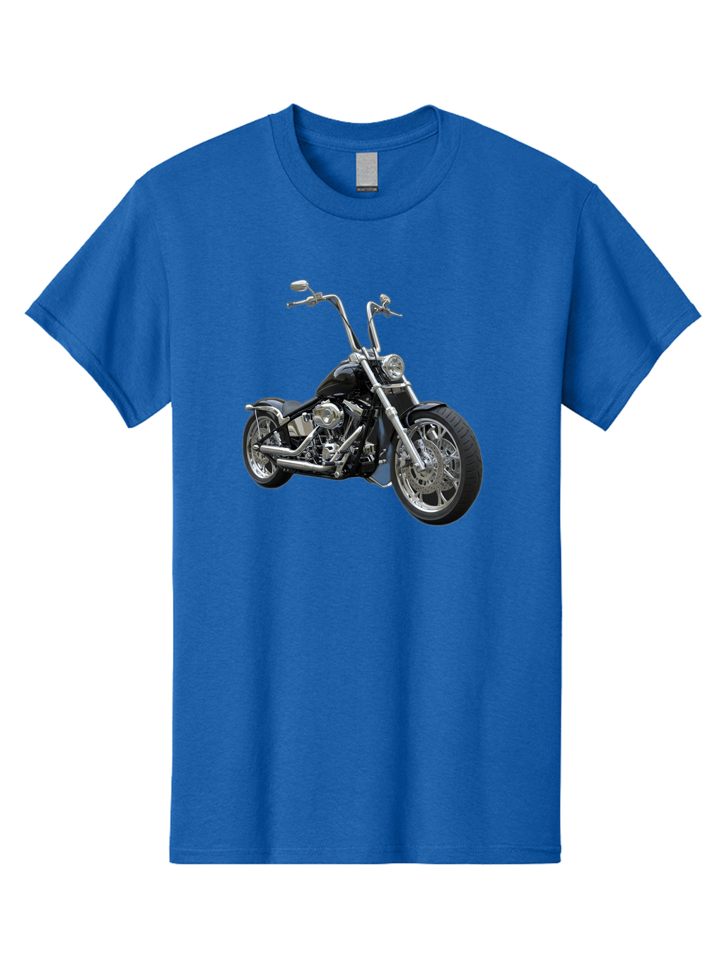 Chopper-Motorcycle-1 Men'S Graphic Tee, 100% Cotton, Comfortable Casual Summer Wear, Machine Washable, Vintage Camera, Old Camera, Antique Camera, Black Camera, Classic Photography, Photography Equipment, Nostalgic Device, Film Camera, Bao229