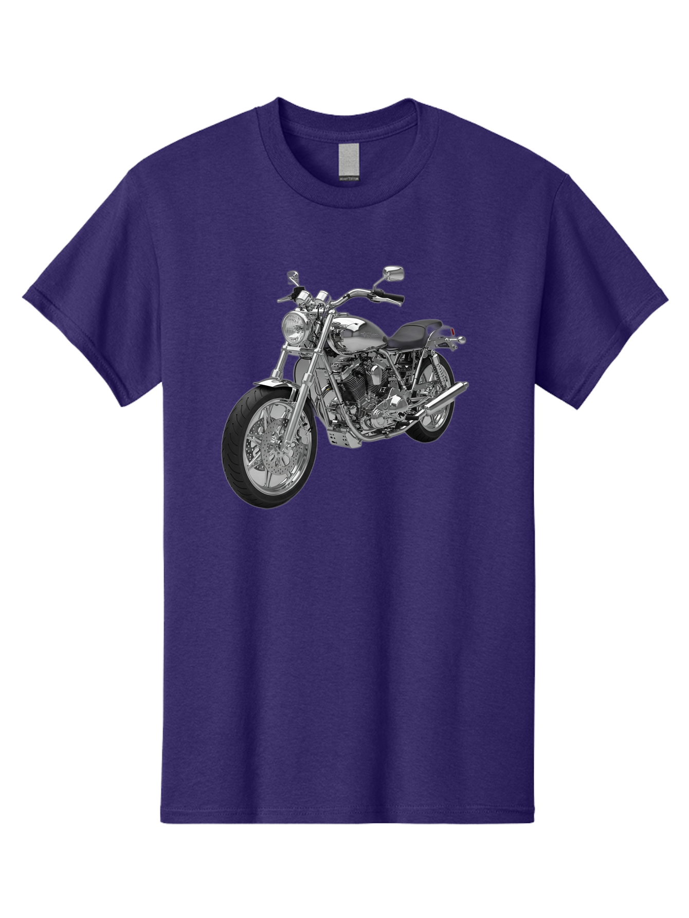 Chopper-Motorcycle-2 Men'S Graphic Tee, 100% Cotton, Comfortable Casual Summer Wear, Machine Washable, Vintage Camera, Old Camera, Antique Camera, Black Camera, Classic Photography, Photography Equipment, Nostalgic Device, Film Camera, Bao230