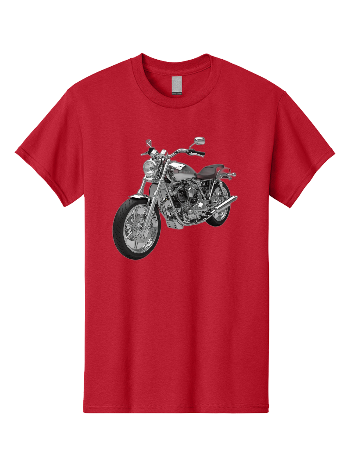 Chopper-Motorcycle-2 Men'S Graphic Tee, 100% Cotton, Comfortable Casual Summer Wear, Machine Washable, Vintage Camera, Old Camera, Antique Camera, Black Camera, Classic Photography, Photography Equipment, Nostalgic Device, Film Camera, Bao230