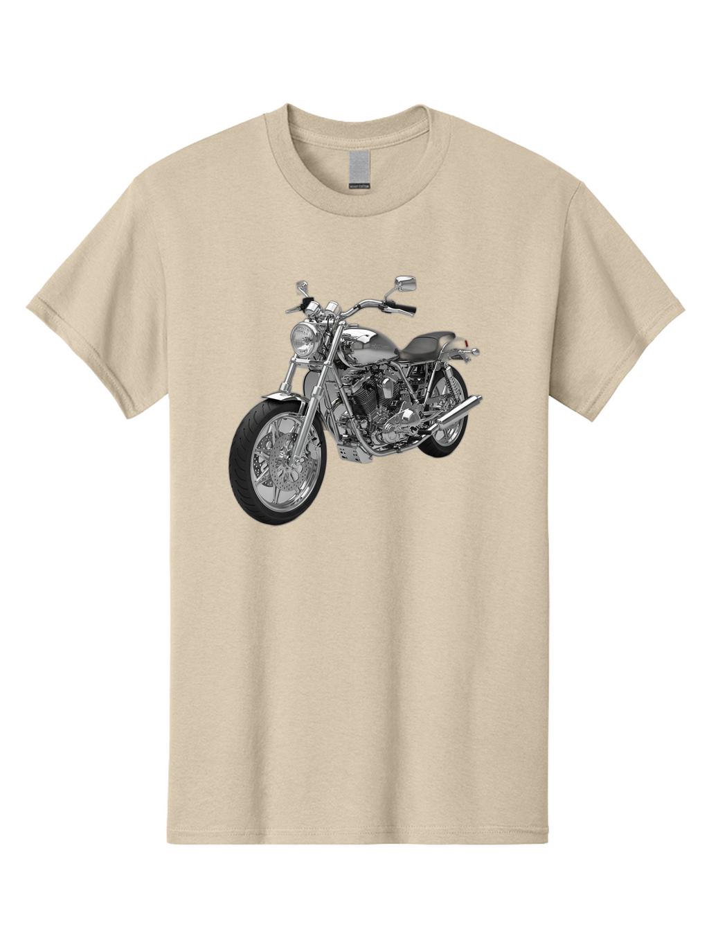 Chopper-Motorcycle-2 Men'S Graphic Tee, 100% Cotton, Comfortable Casual Summer Wear, Machine Washable, Vintage Camera, Old Camera, Antique Camera, Black Camera, Classic Photography, Photography Equipment, Nostalgic Device, Film Camera, Bao230