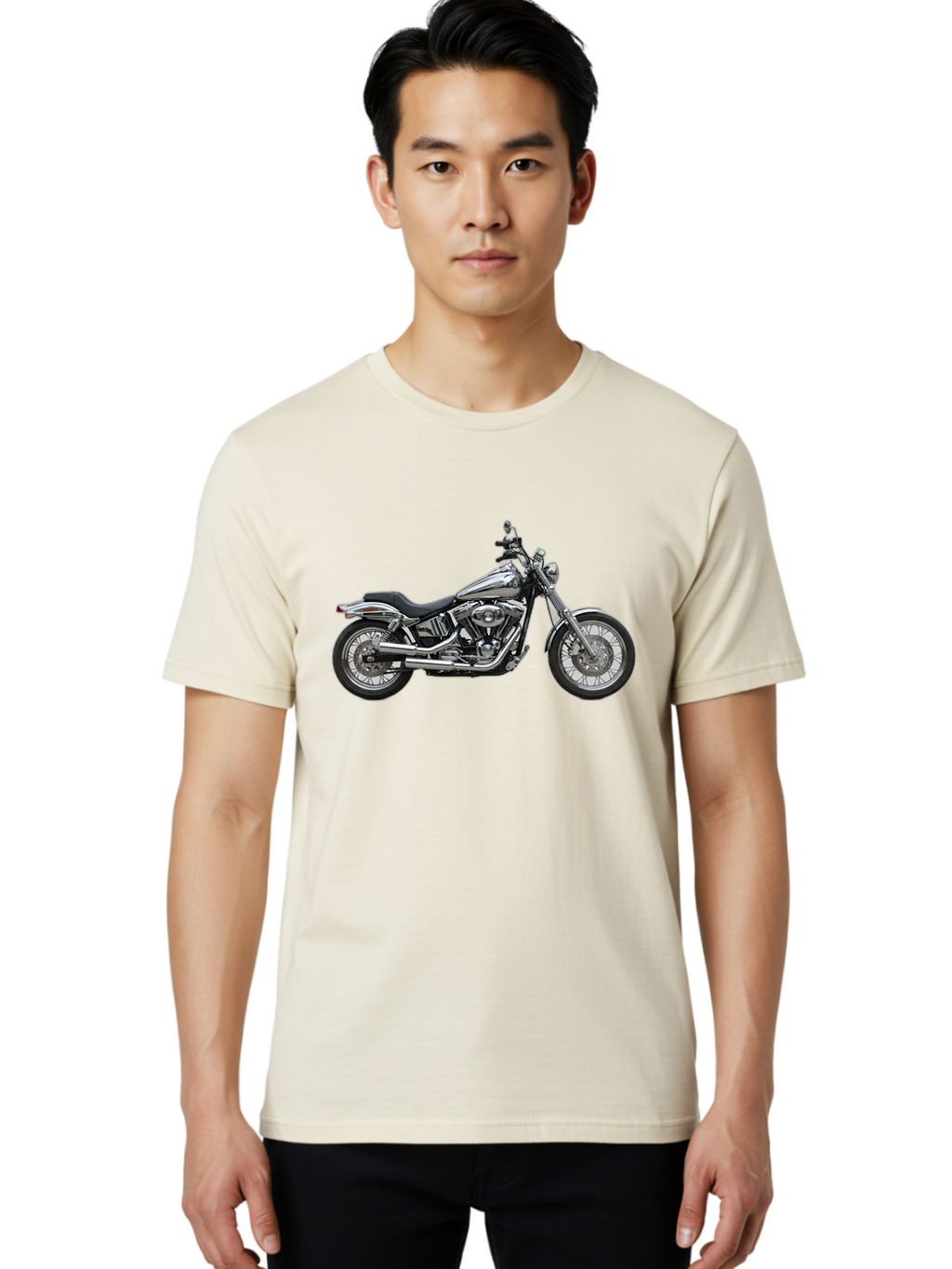 Chopper-Motorcycle Men'S Graphic Tee, 100% Cotton, Comfortable Casual Summer Wear, Machine Washable, Vintage Camera, Old Camera, Antique Camera, Black Camera, Classic Photography, Photography Equipment, Nostalgic Device, Film Camera, Bao231