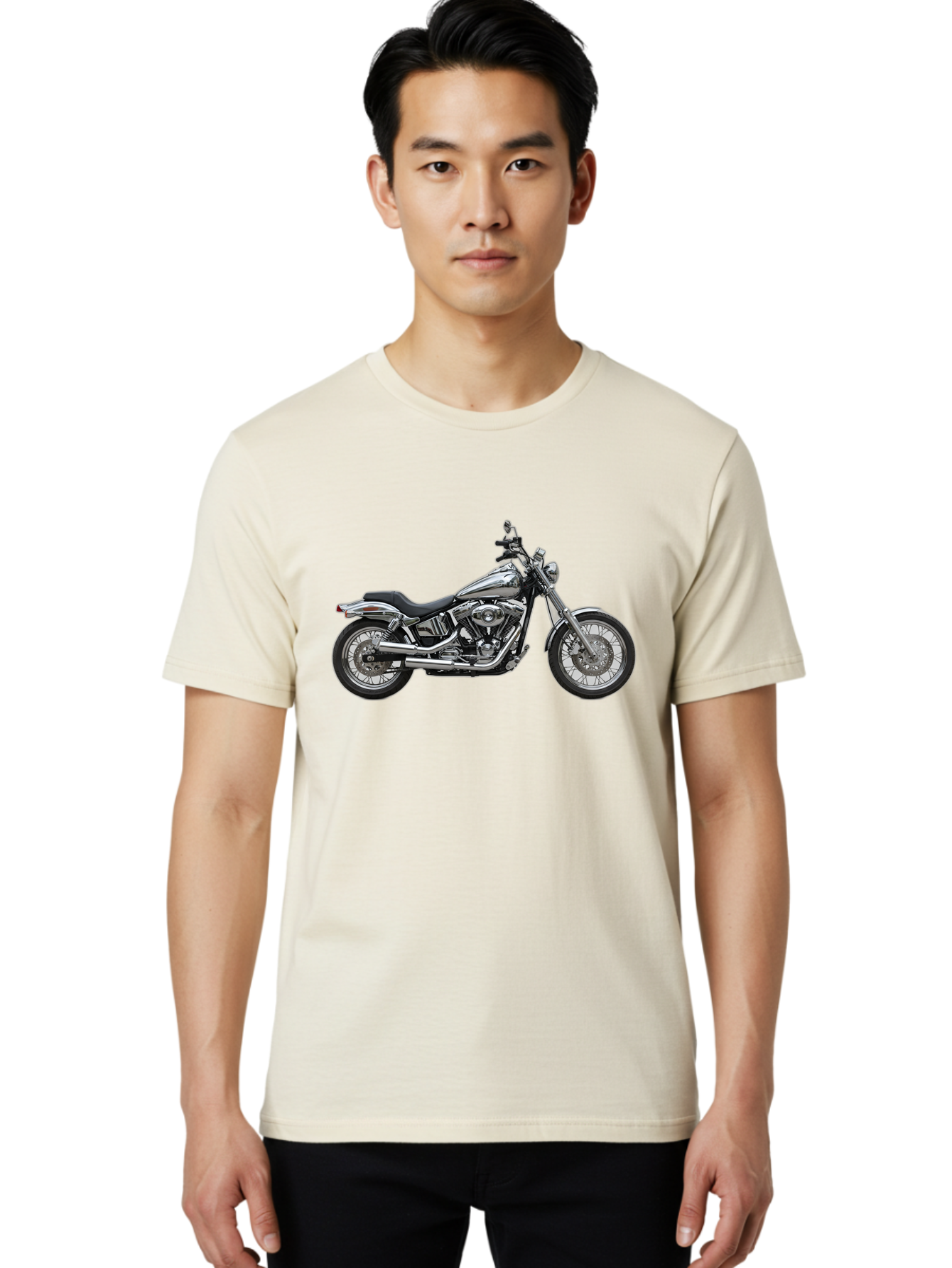 Chopper-Motorcycle Men'S Graphic Tee, 100% Cotton, Comfortable Casual Summer Wear, Machine Washable, Vintage Camera, Old Camera, Antique Camera, Black Camera, Classic Photography, Photography Equipment, Nostalgic Device, Film Camera, Bao231