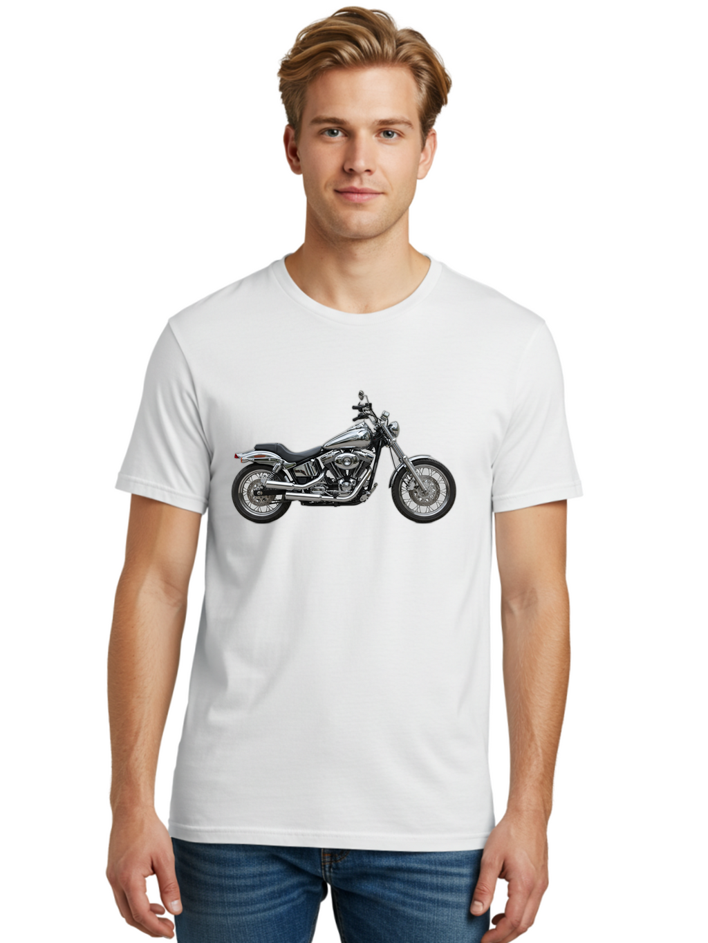 Chopper-Motorcycle Men'S Graphic Tee, 100% Cotton, Comfortable Casual Summer Wear, Machine Washable, Vintage Camera, Old Camera, Antique Camera, Black Camera, Classic Photography, Photography Equipment, Nostalgic Device, Film Camera, Bao231