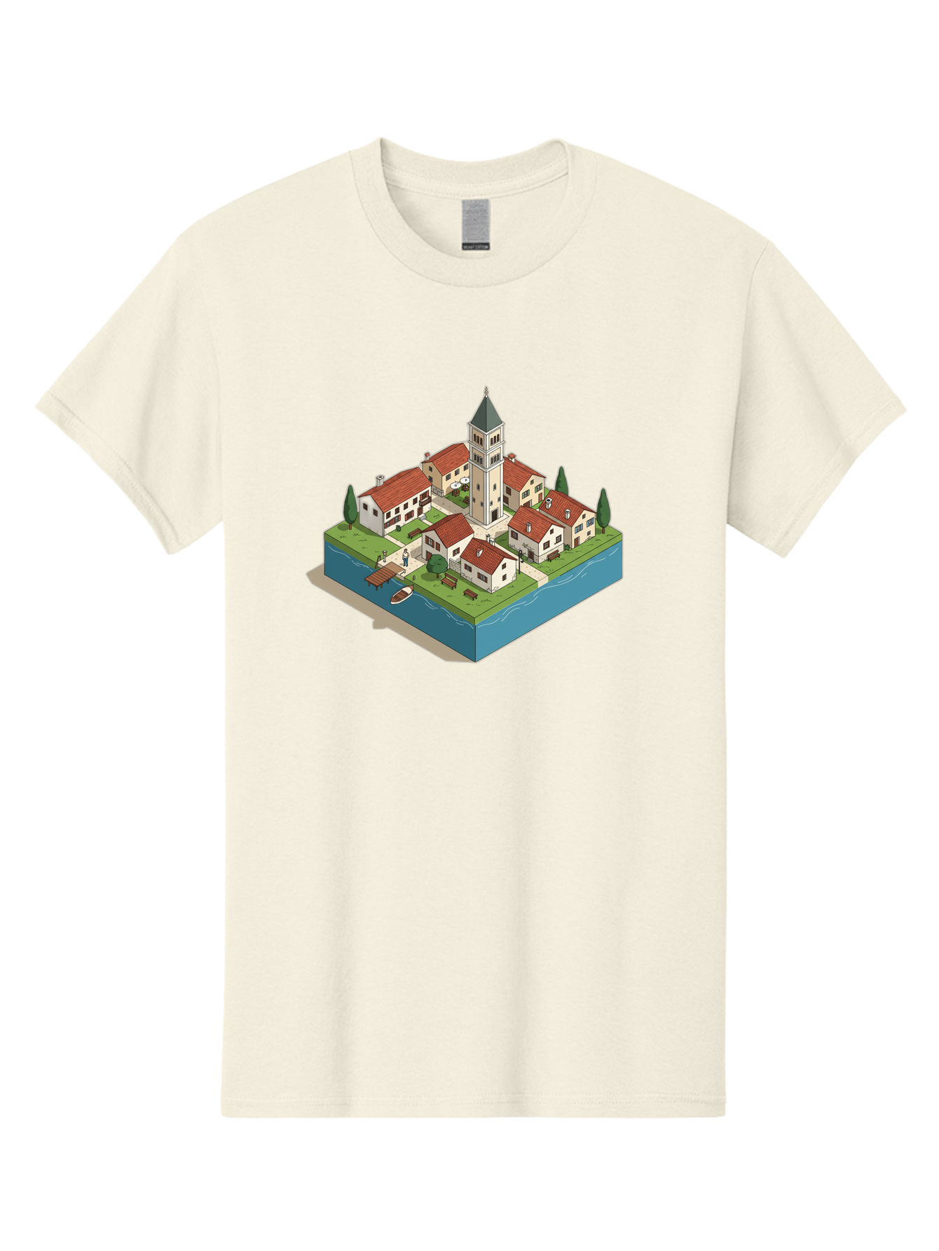 Church-Village Men'S Graphic Tee, 100% Cotton, Comfortable Casual Summer Wear, Machine Washable, Vintage Camera, Old Camera, Antique Camera, Black Camera, Classic Photography, Photography Equipment, Nostalgic Device, Film Camera, Camera Art Bao232