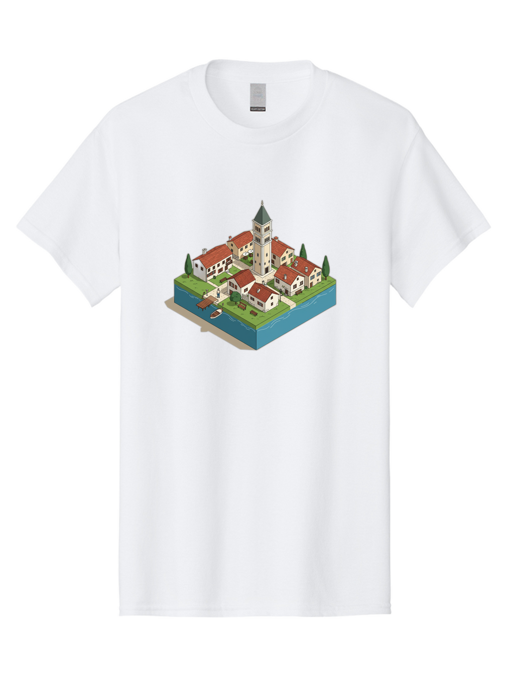 Church-Village Men'S Graphic Tee, 100% Cotton, Comfortable Casual Summer Wear, Machine Washable, Vintage Camera, Old Camera, Antique Camera, Black Camera, Classic Photography, Photography Equipment, Nostalgic Device, Film Camera, Camera Art Bao232