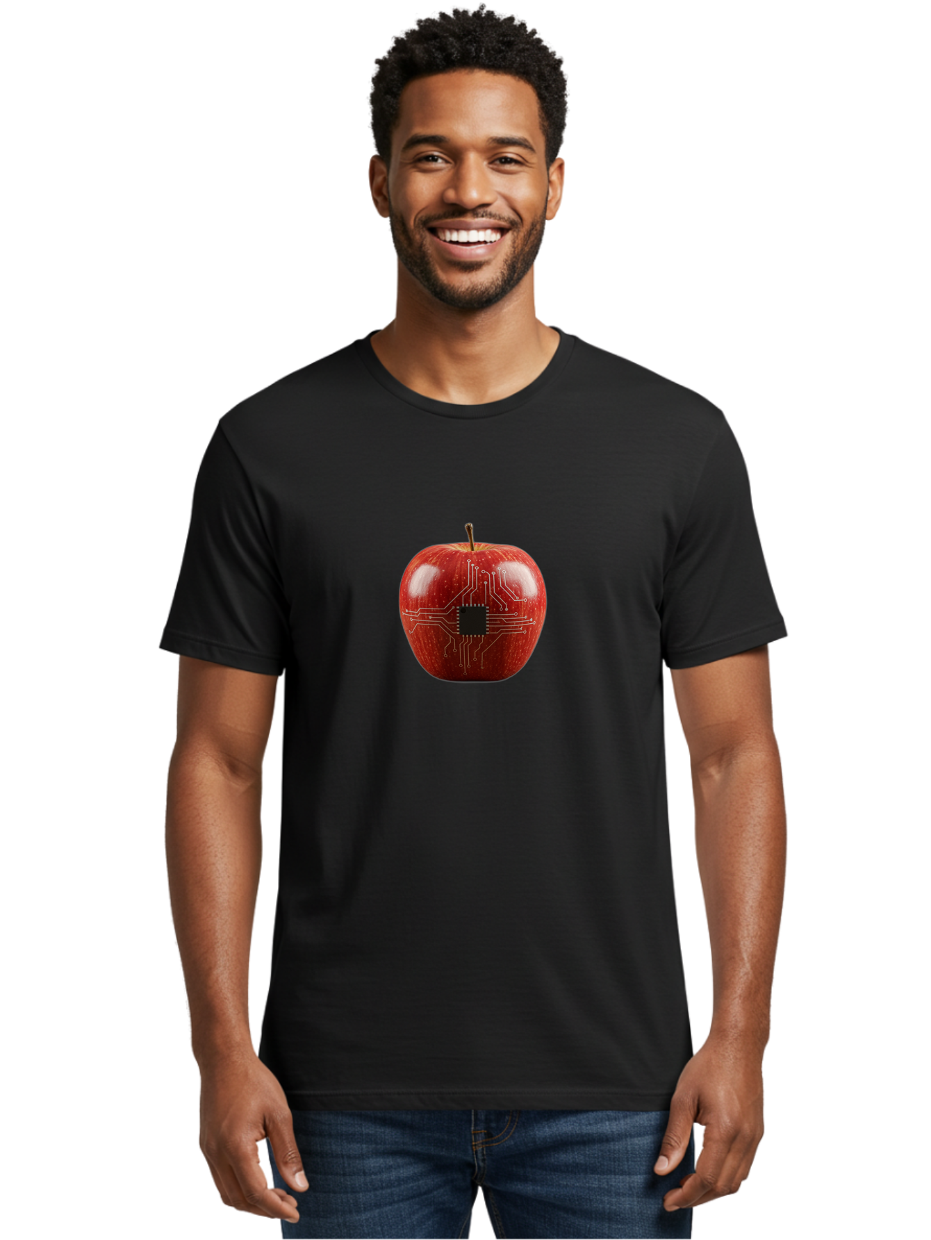 Circuit-Apple Men'S Graphic Tee, 100% Cotton, Comfortable Casual Summer Wear, Machine Washable, Vintage Camera, Old Camera, Antique Camera, Black Camera, Classic Photography, Photography Equipment, Nostalgic Device, Film Camera, Camera Art Bao233