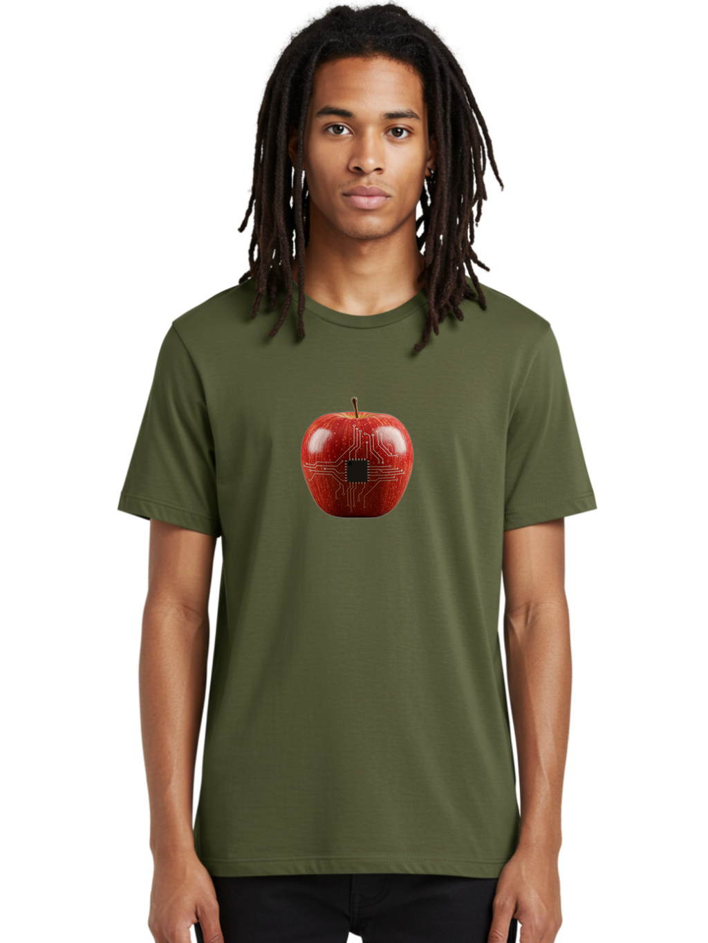 Circuit-Apple Men'S Graphic Tee, 100% Cotton, Comfortable Casual Summer Wear, Machine Washable, Vintage Camera, Old Camera, Antique Camera, Black Camera, Classic Photography, Photography Equipment, Nostalgic Device, Film Camera, Camera Art Bao233
