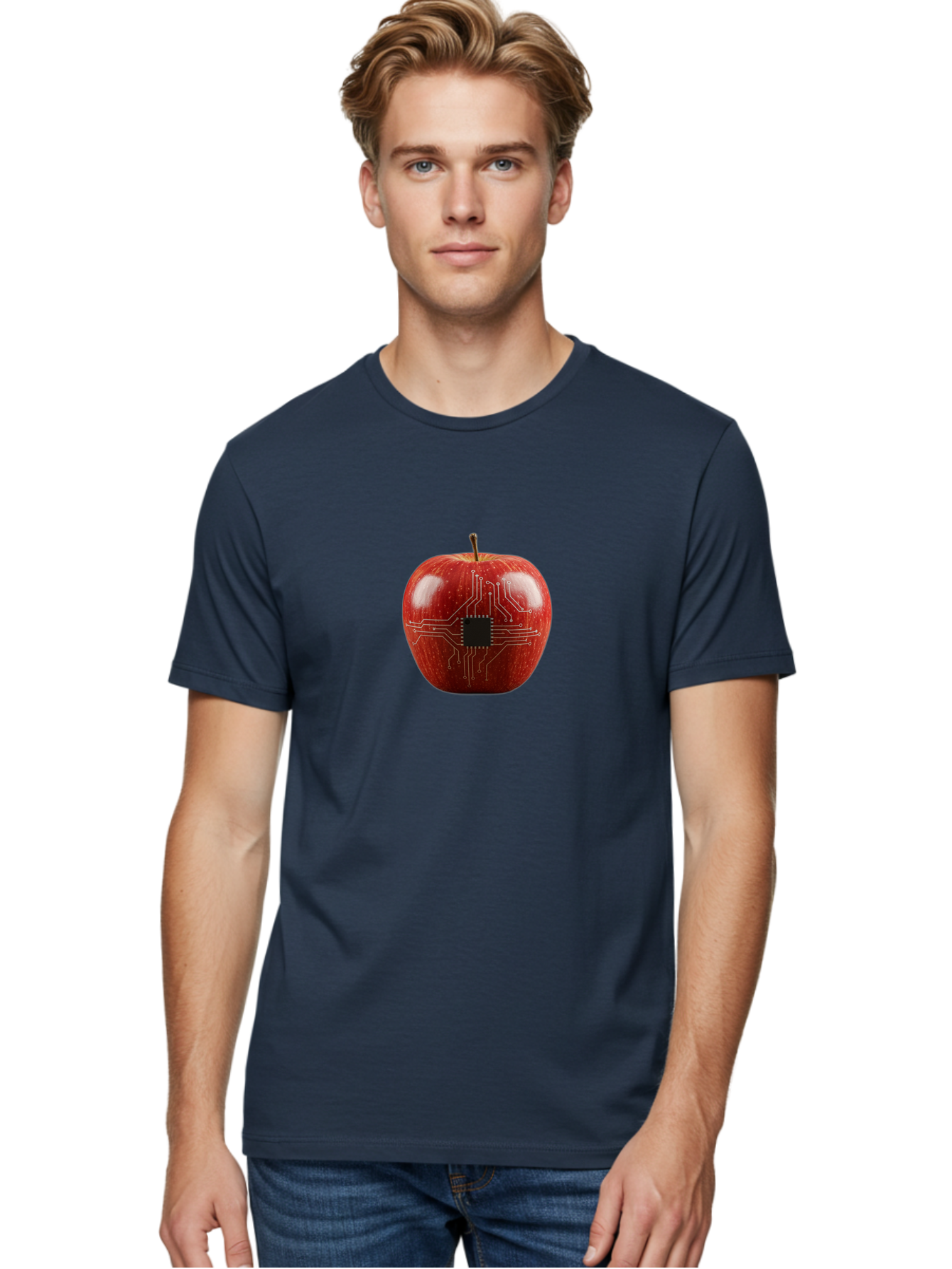 Circuit-Apple Men'S Graphic Tee, 100% Cotton, Comfortable Casual Summer Wear, Machine Washable, Vintage Camera, Old Camera, Antique Camera, Black Camera, Classic Photography, Photography Equipment, Nostalgic Device, Film Camera, Camera Art Bao233
